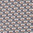 Ein Businesshemd im Print Muster in der Farbe Dunkelorange