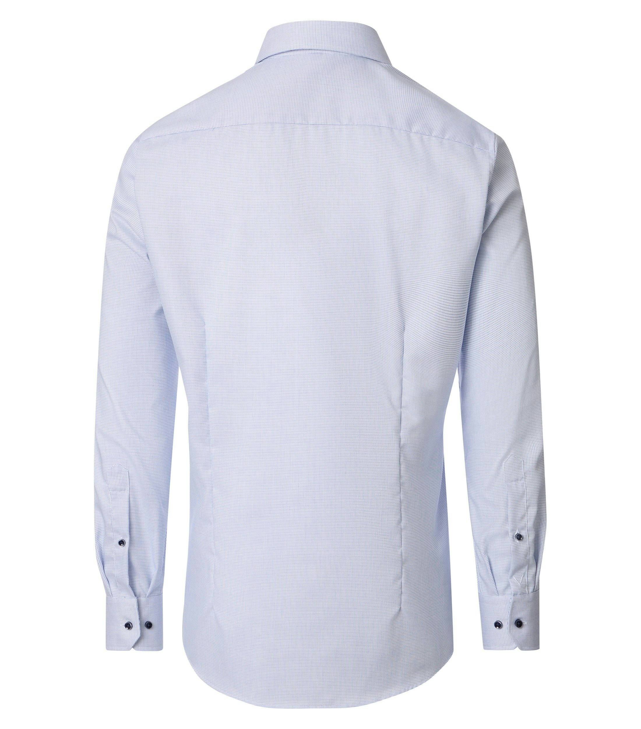 Ein Businesshemd im uni Muster in der Farbe Hellblau
