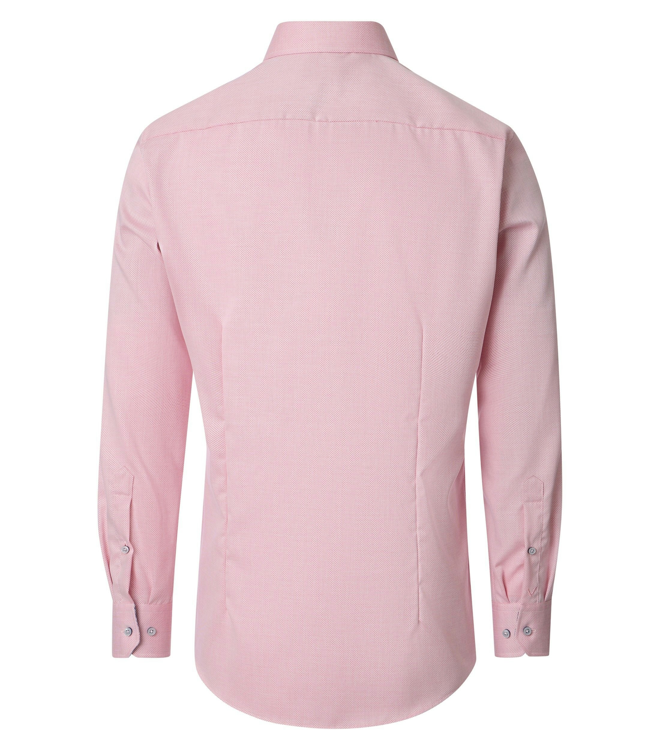 Ein Businesshemd im uni Muster in der Farbe Rot