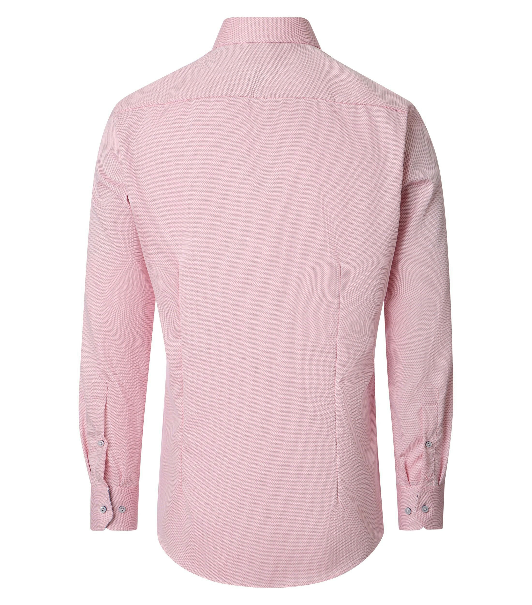 Ein Businesshemd im uni Muster in der Farbe Rot