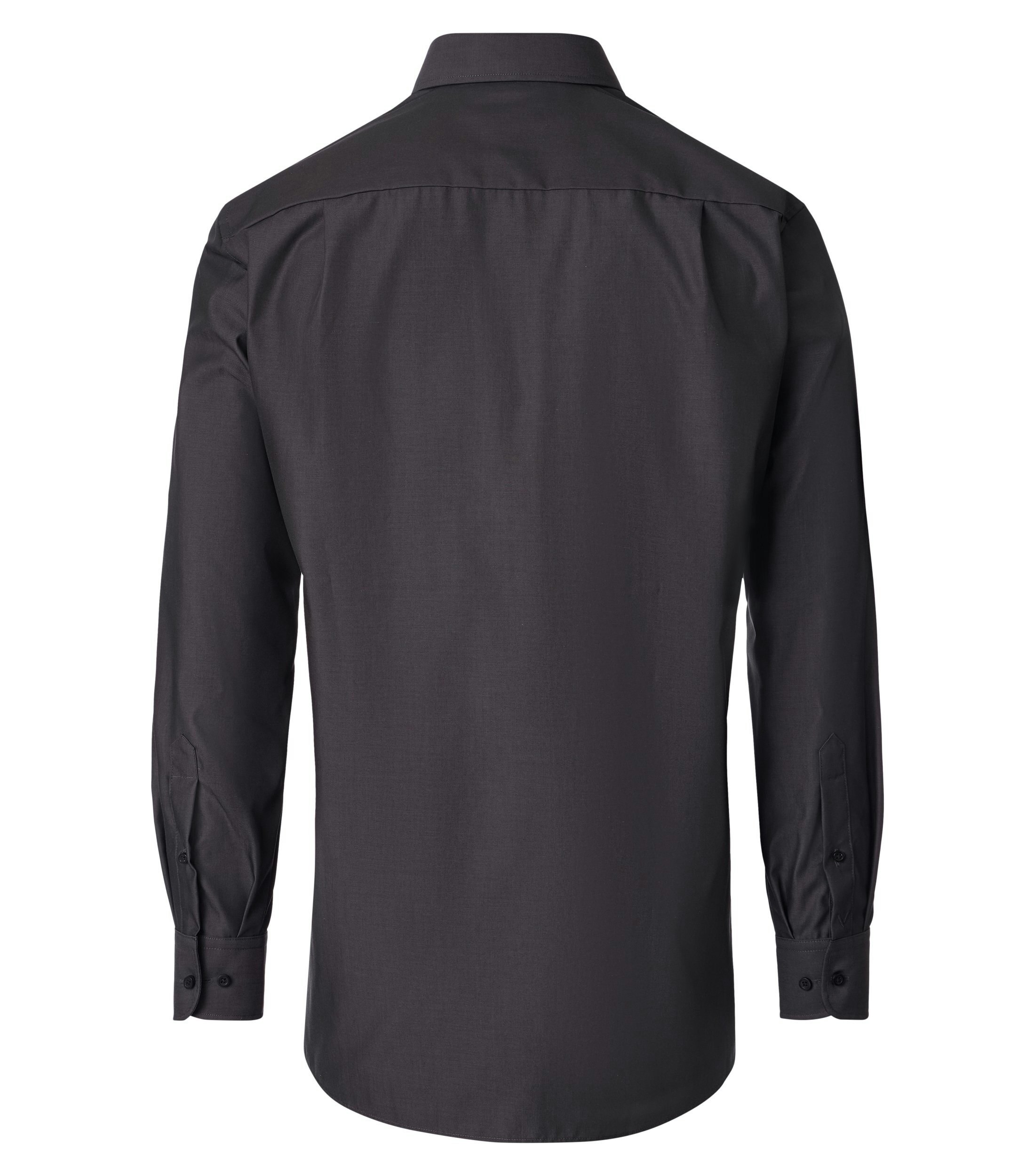 Ein Businesshemd im uni Muster in der Farbe Grau