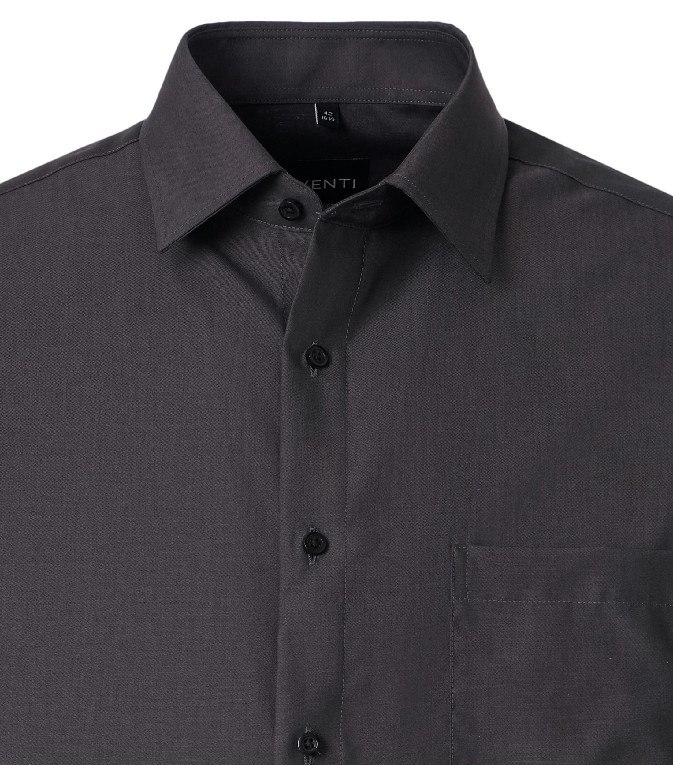 Ein Businesshemd im uni Muster in der Farbe Grau