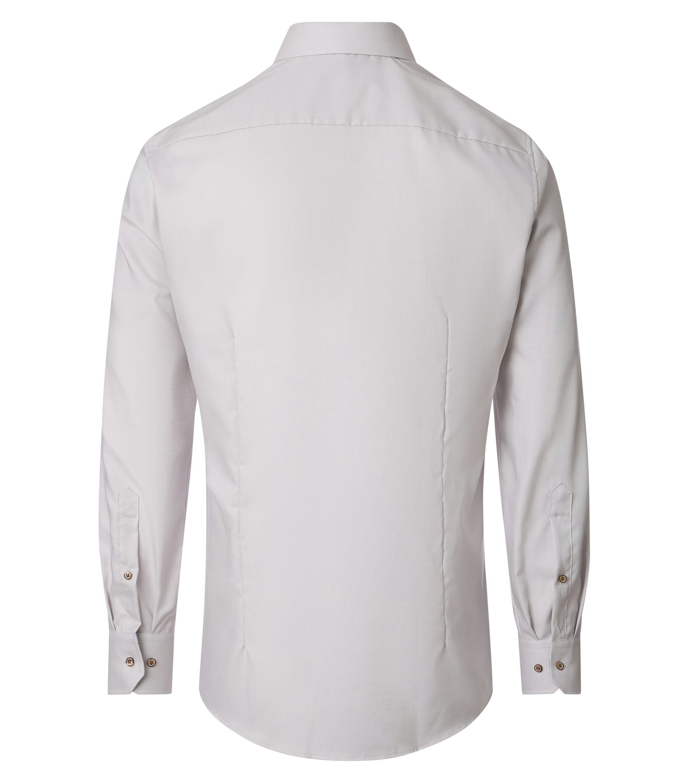 Ein Businesshemd im uni Muster in der Farbe Beige