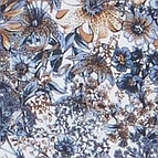 Businesshemd im Print-Muster in der Farbe Blau