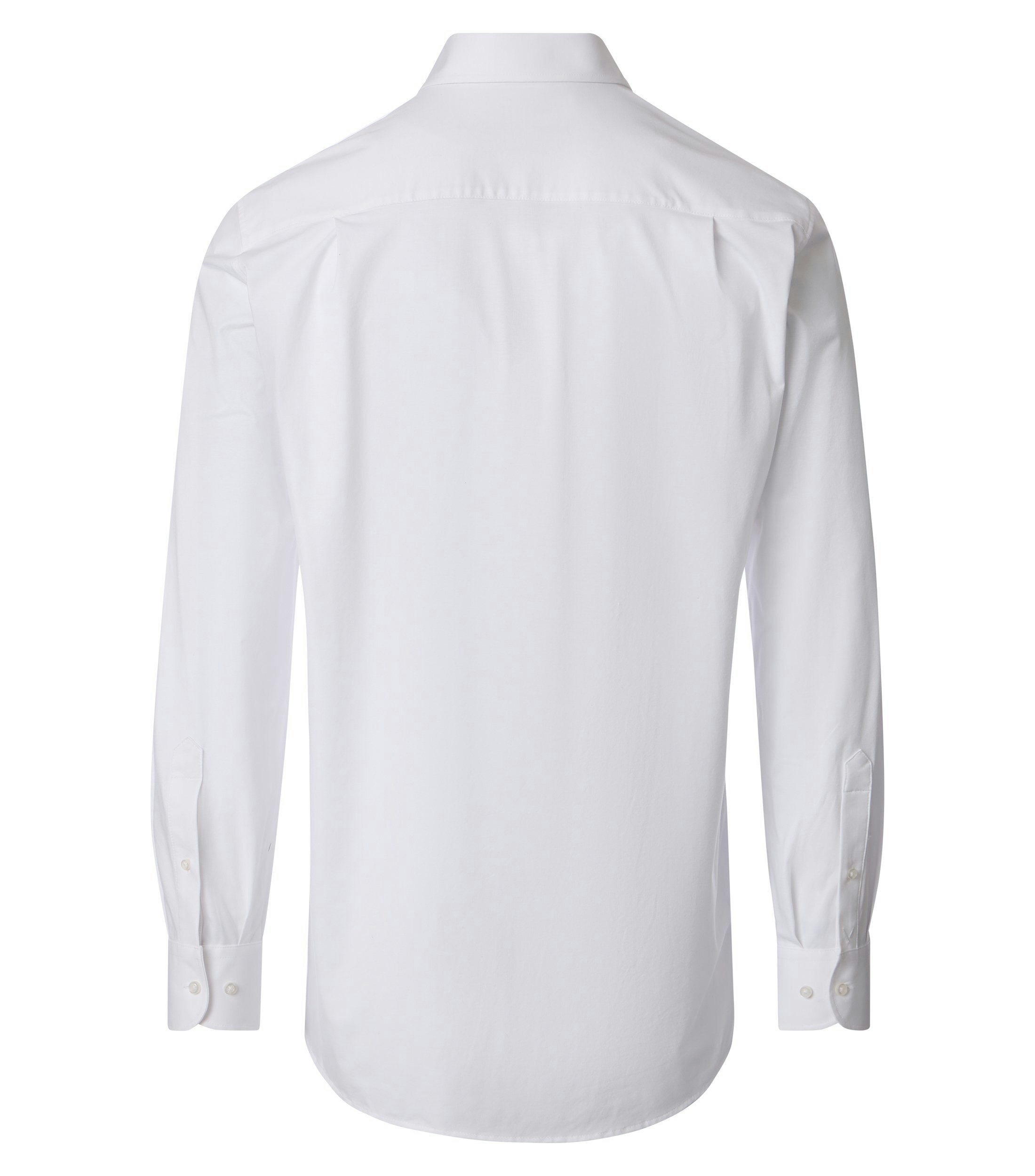 Ein Businesshemd im Print Muster in der Farbe Weiß