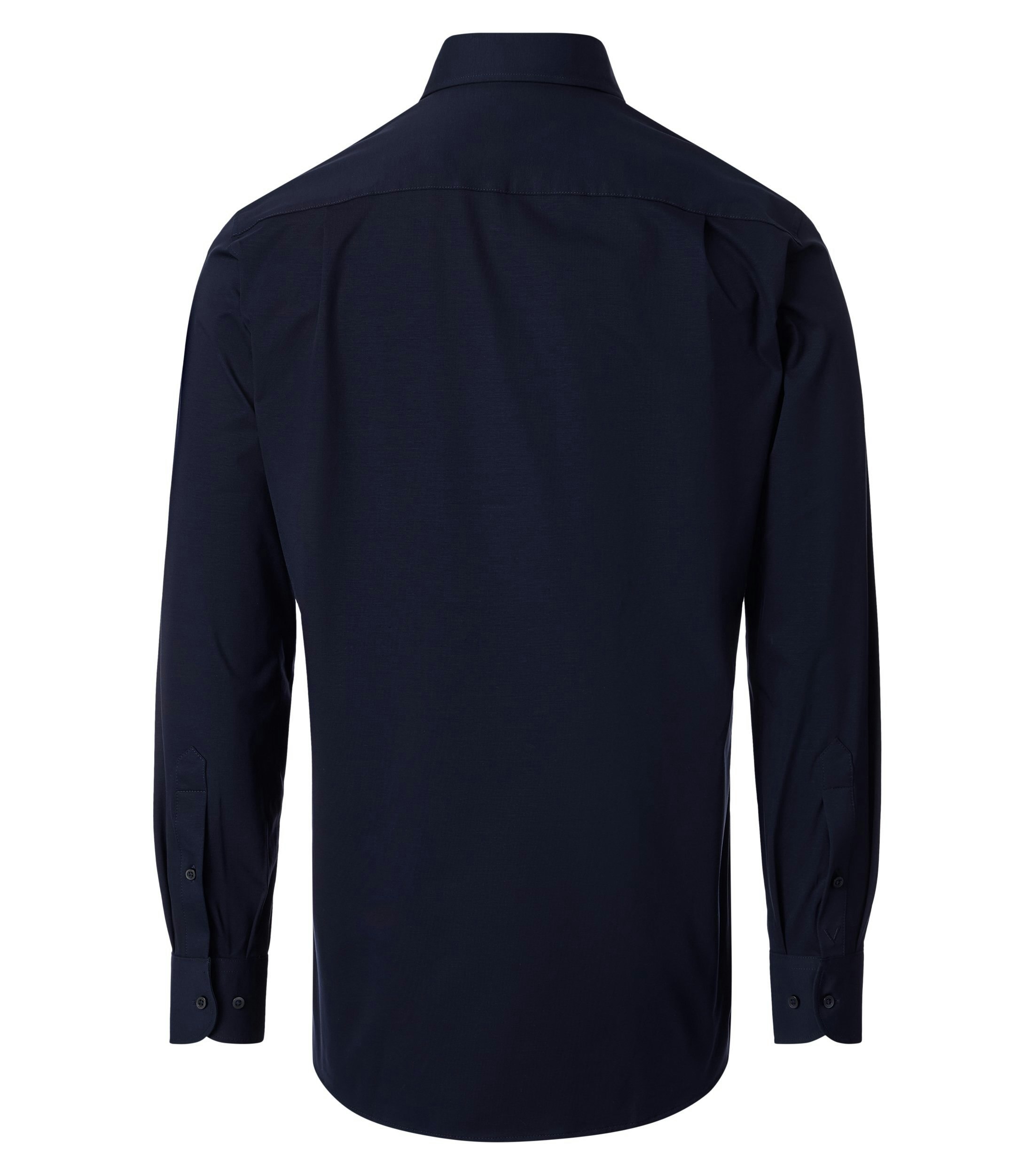 Ein Businesshemd im Print Muster in der Farbe blau