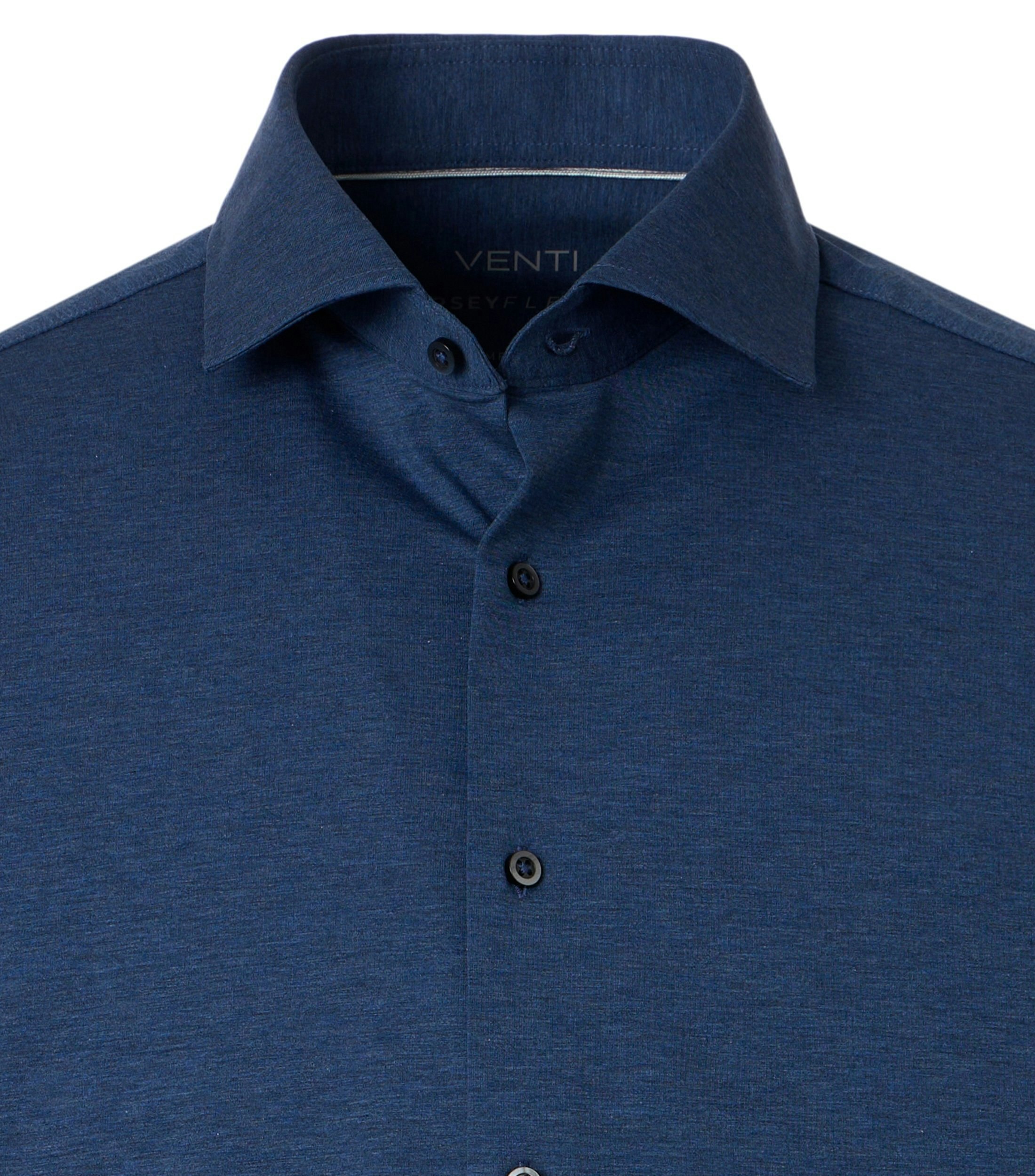 Ein Businesshemd im Print Muster in der Farbe blau