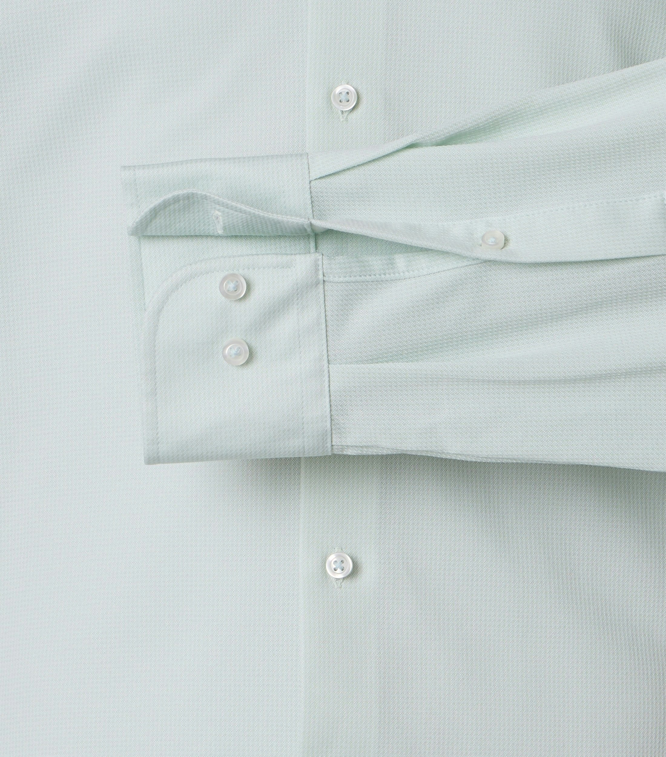 Ein Businesshemd im uni Muster in der Farbe Grün