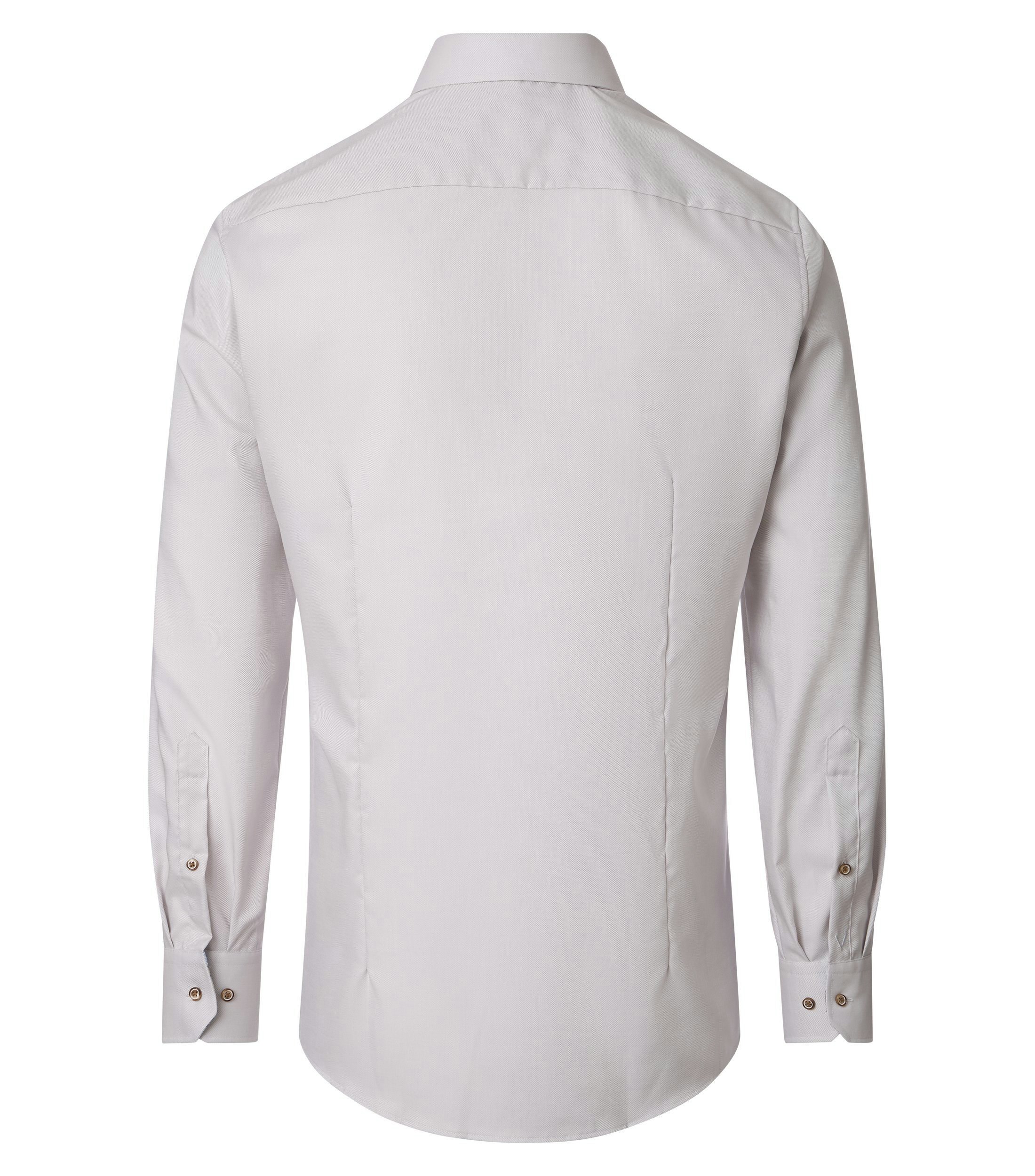 Ein Businesshemd im uni Muster in der Farbe Beige