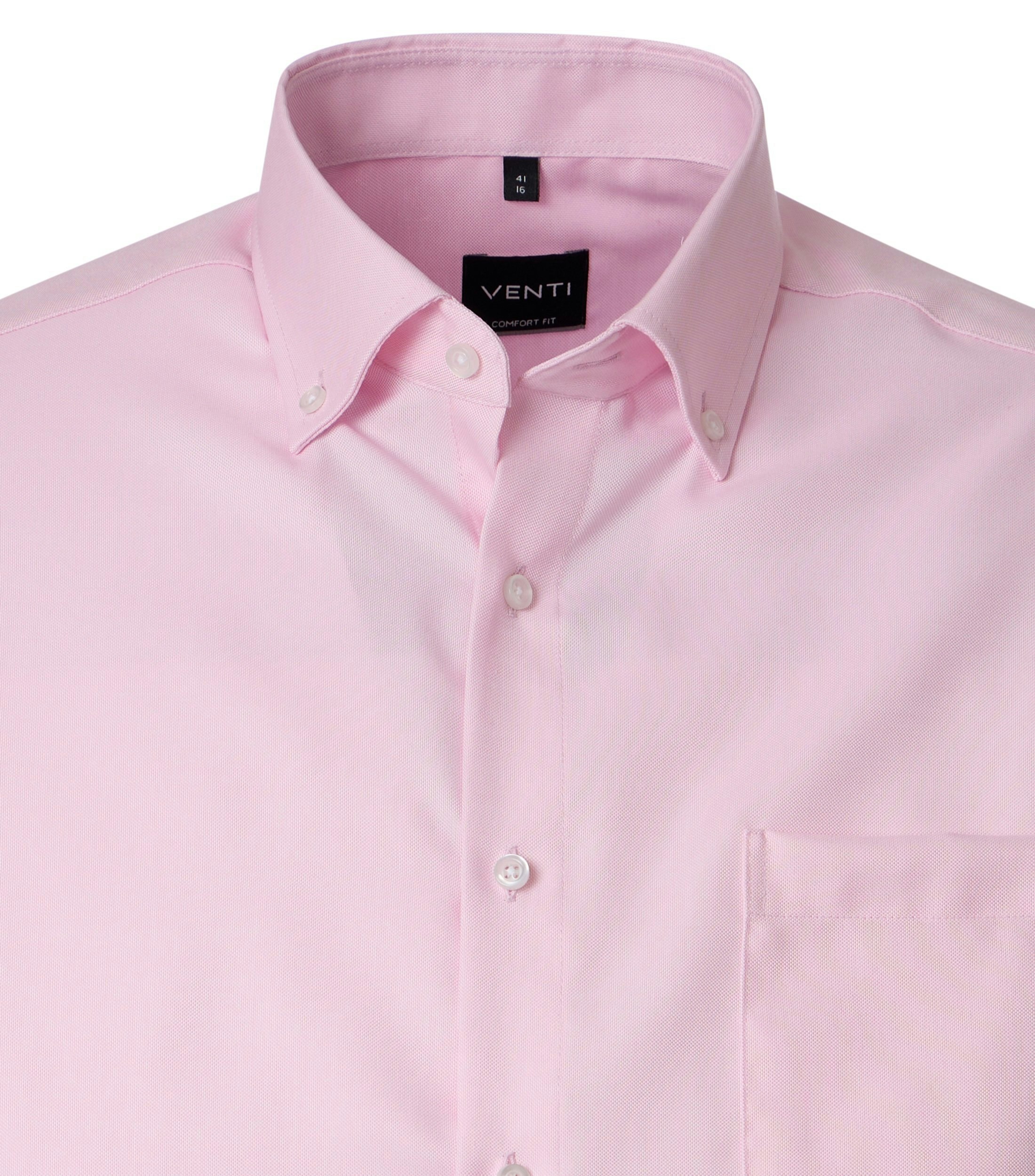 Ein Businesshemd im uni Muster in der Farbe rot