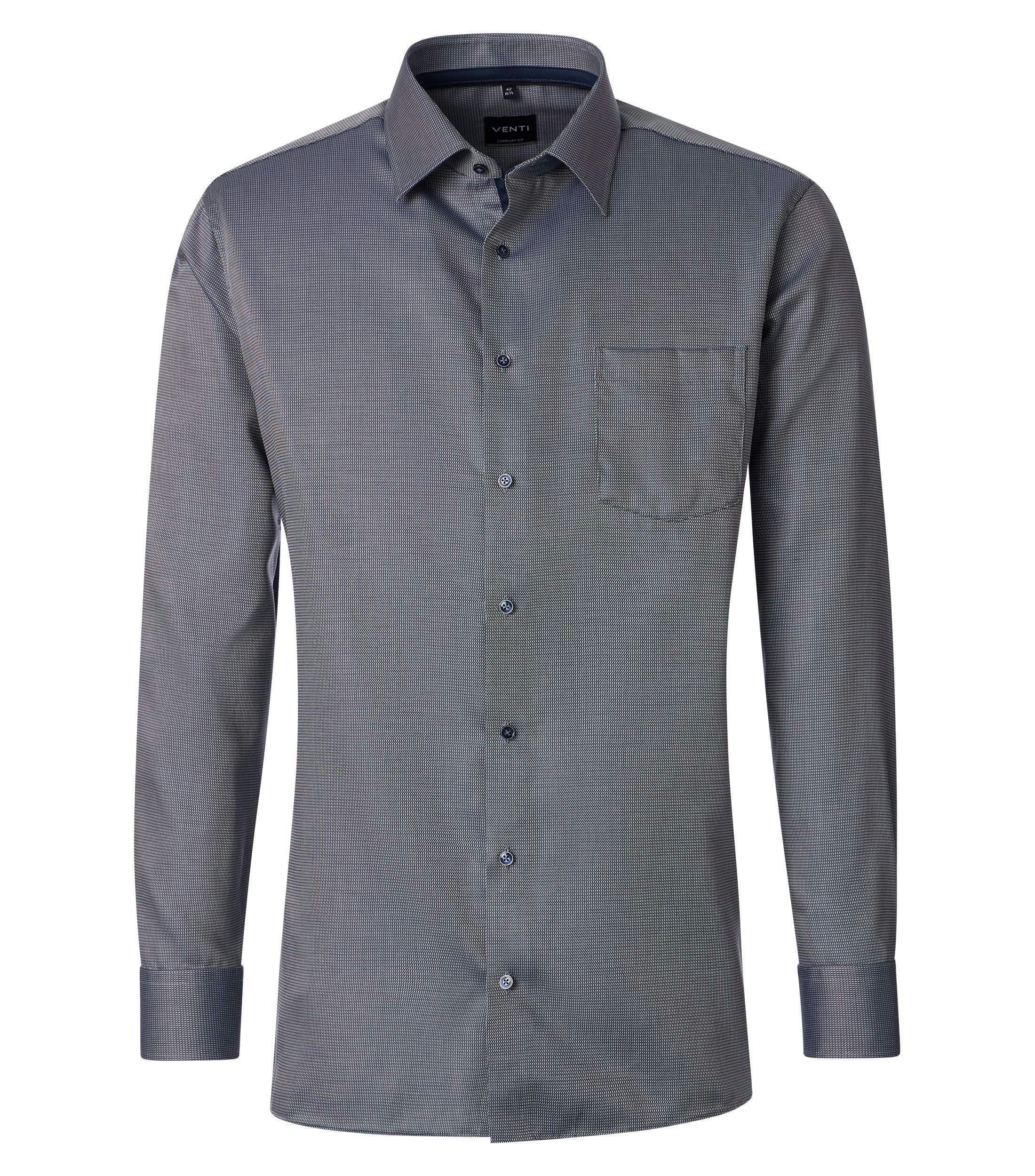 Ein Businesshemd im uni Muster in der Farbe grün