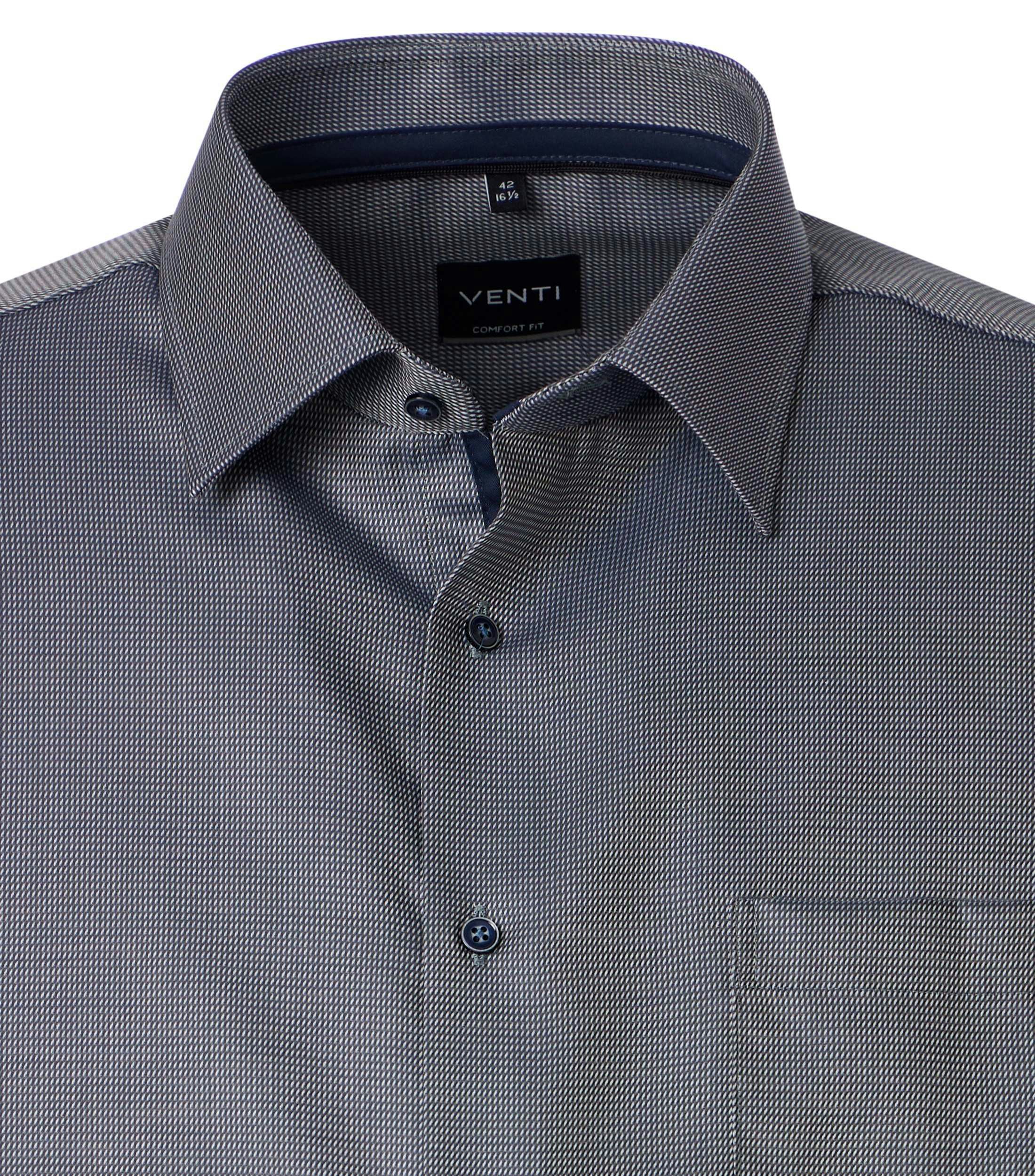 Ein Businesshemd im uni Muster in der Farbe grün