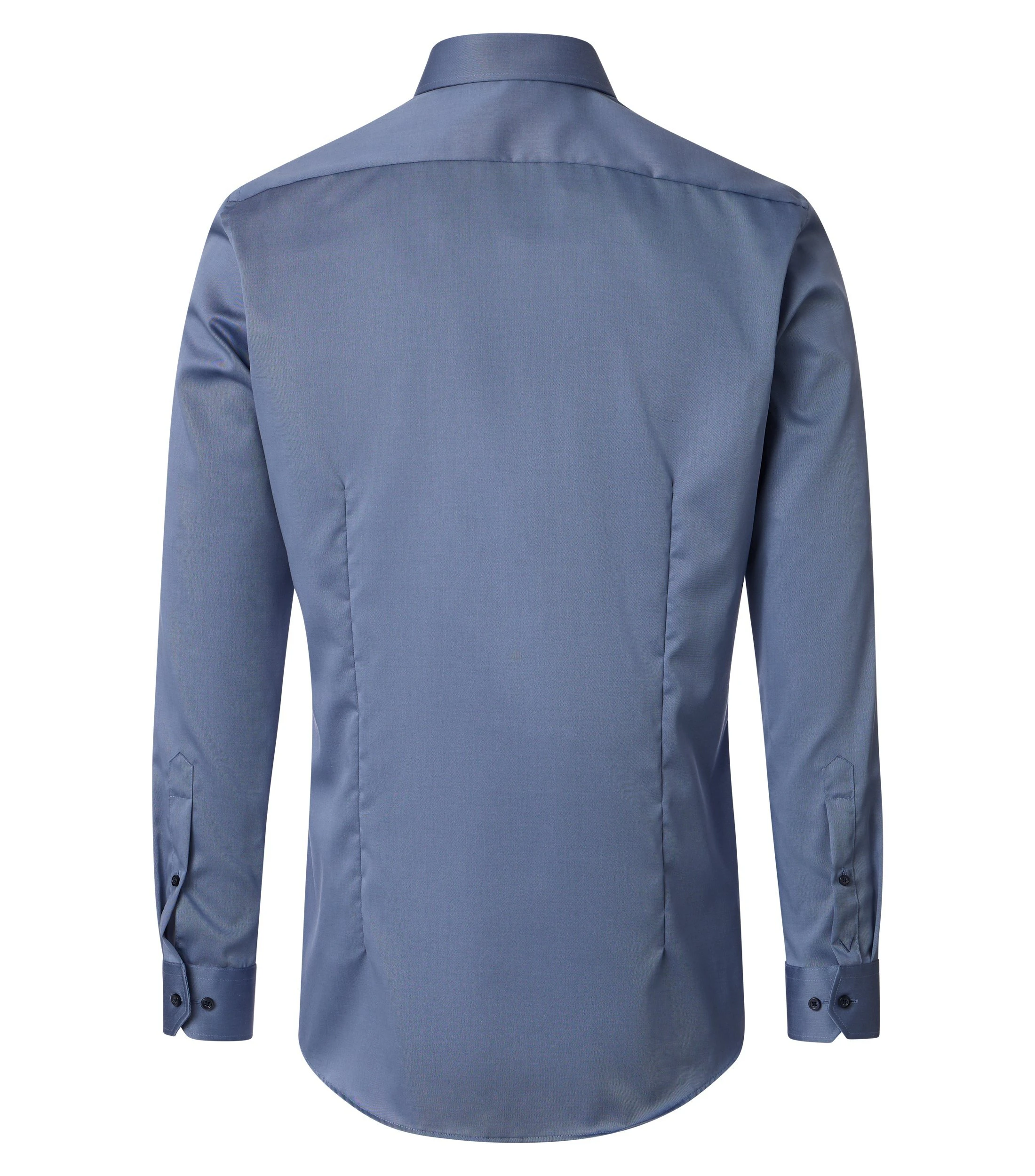 Businesshemd im unifarbenen Design in der Farbe Blau