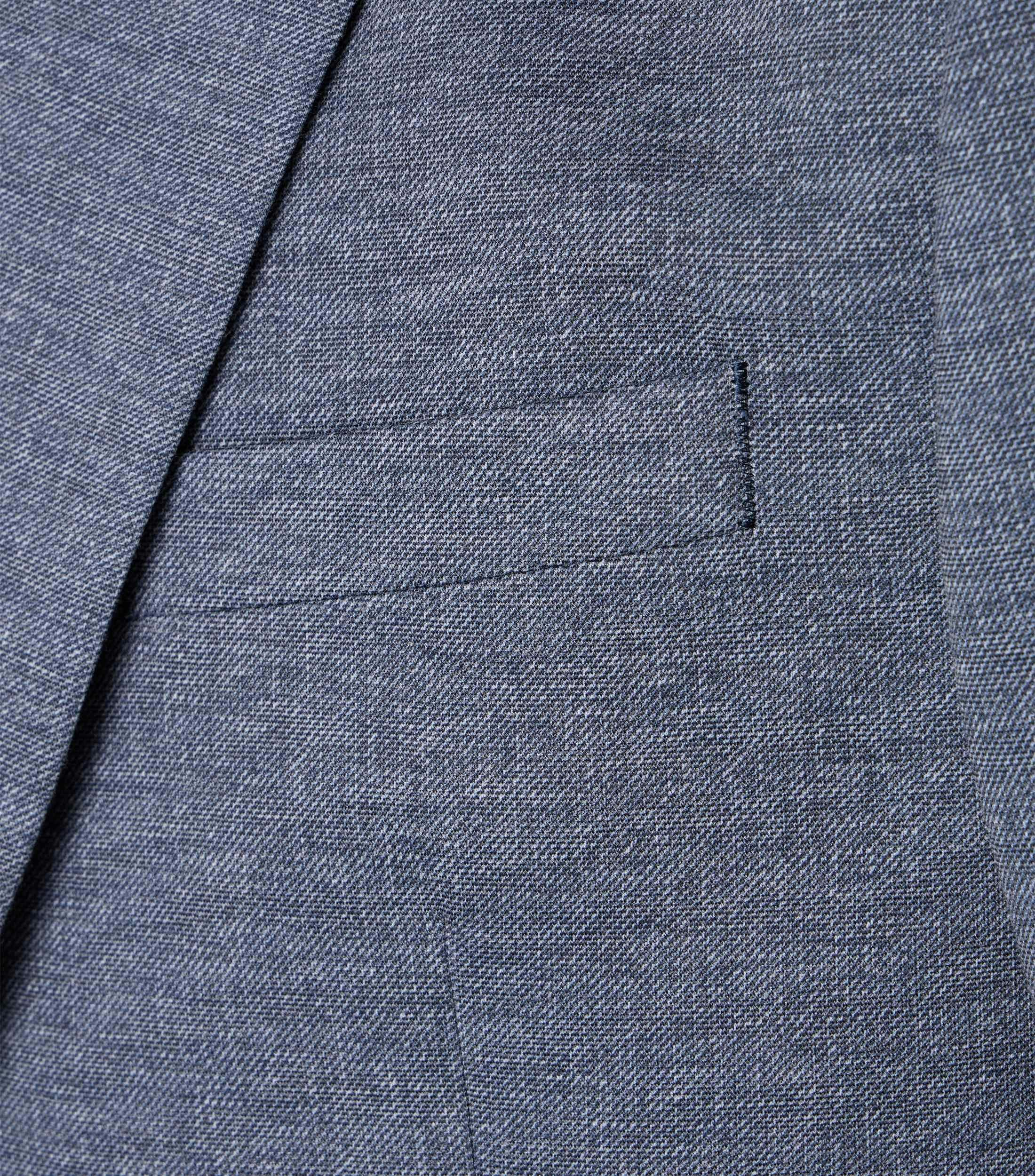 Ein Sakko im uni Muster in der Farbe Blau