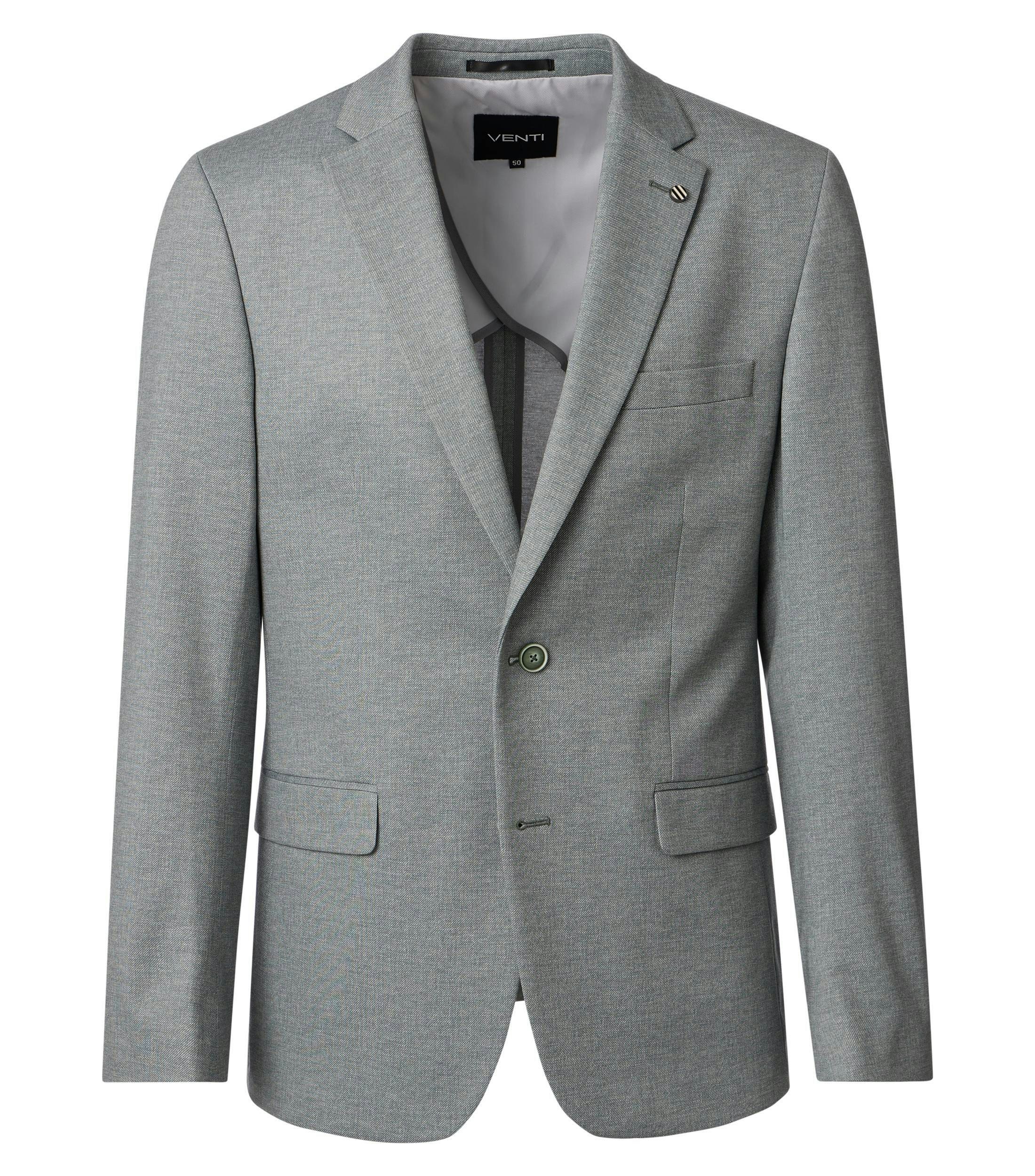 Ein Sakko im uni Muster in der Farbe Hellgrün