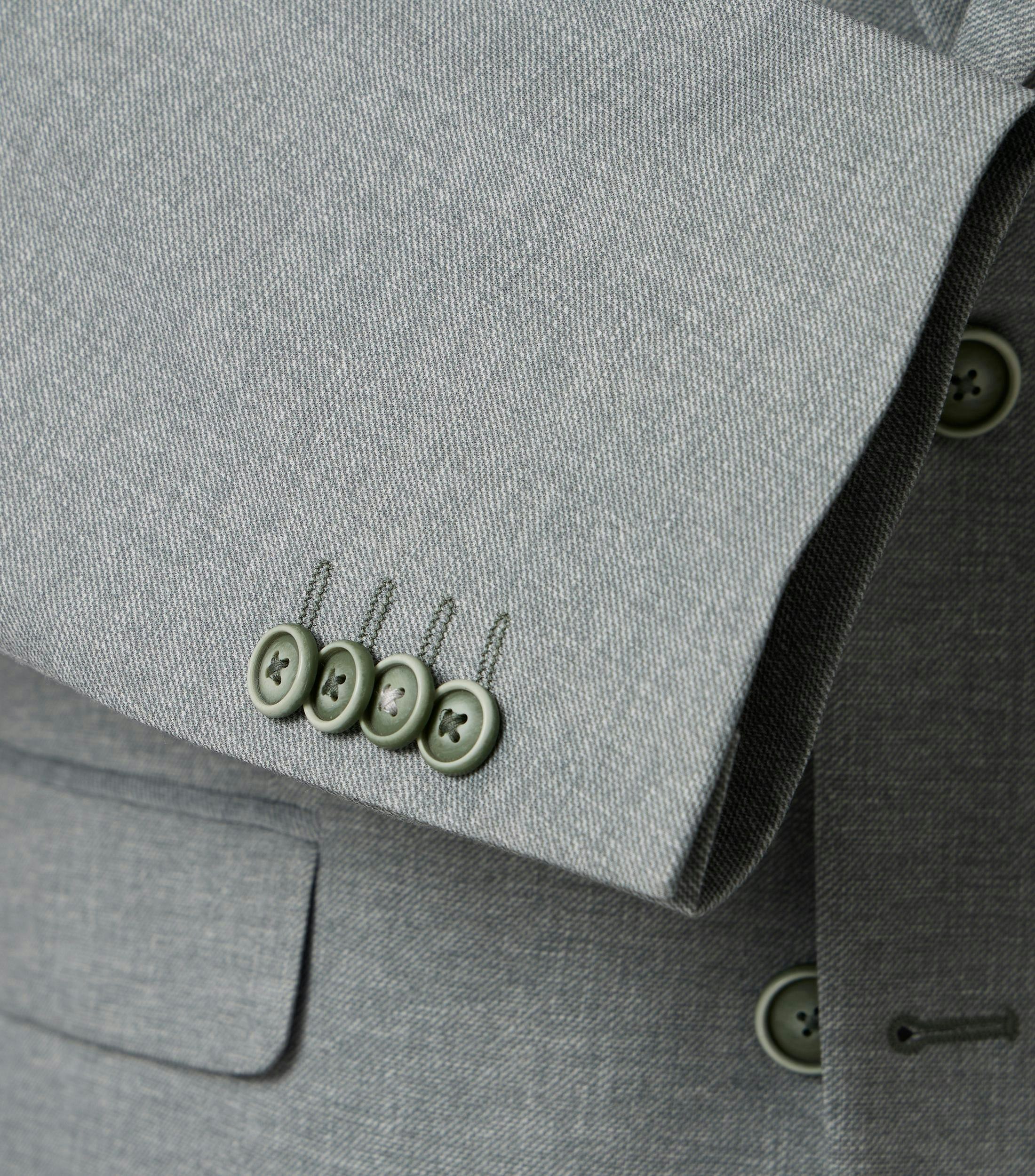 Ein Sakko im uni Muster in der Farbe Hellgrün