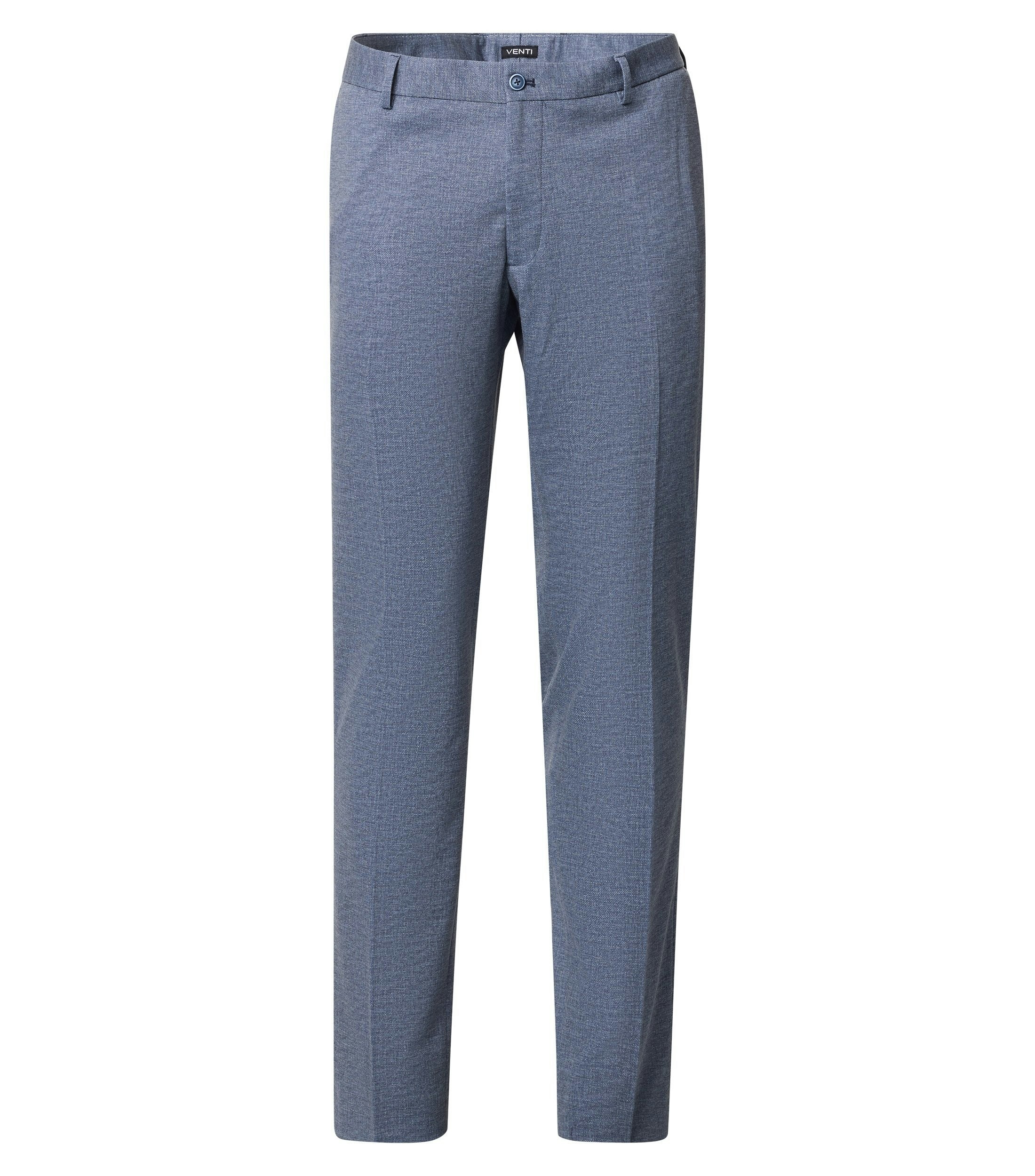 Eine Chino im uni Muster in der Farbe Blau