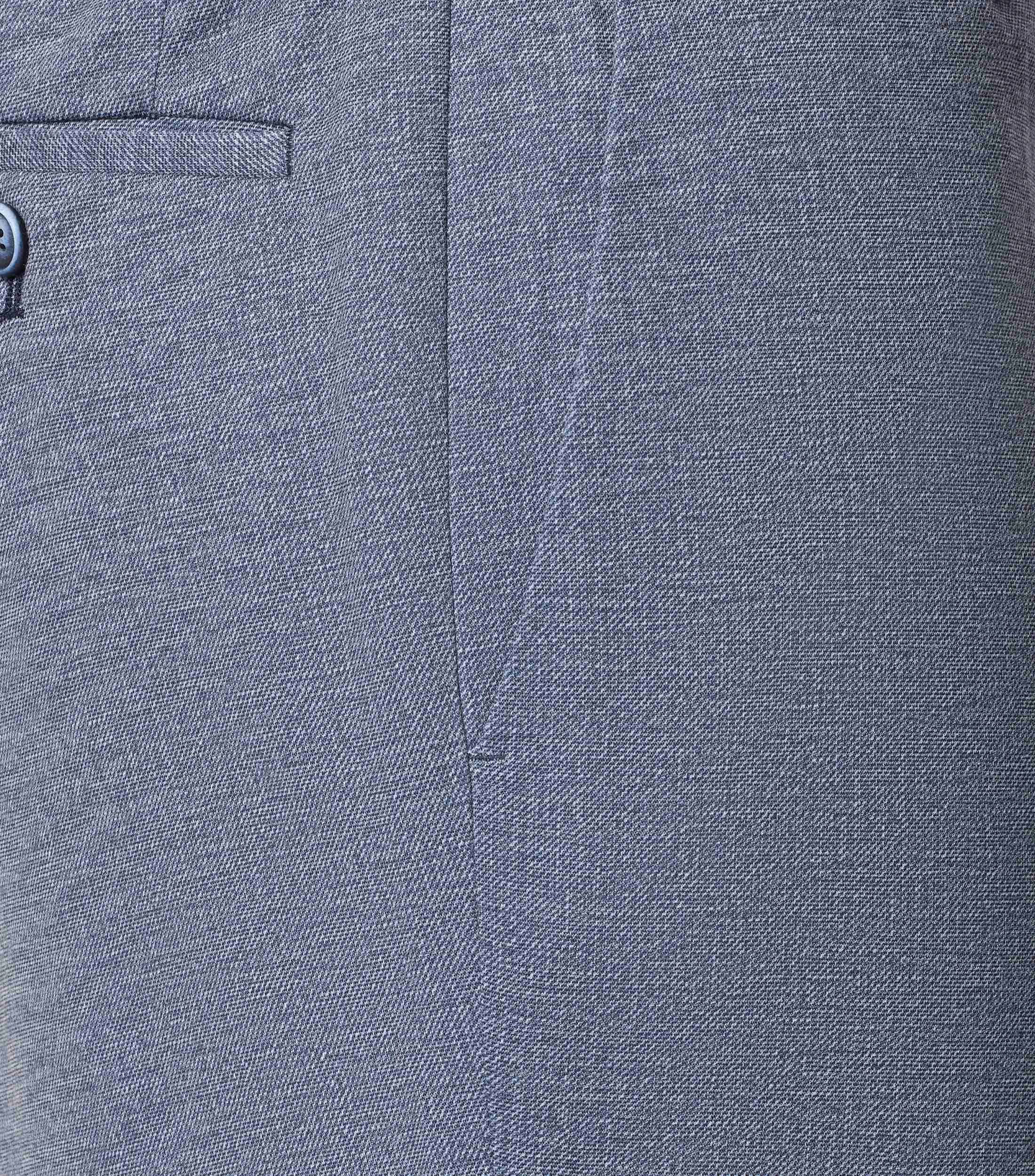 Anzughose im unifarbenen Design in der Farbe Blau