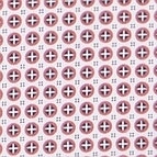 Ein Businesshemd im Print Muster in der Farbe Rot