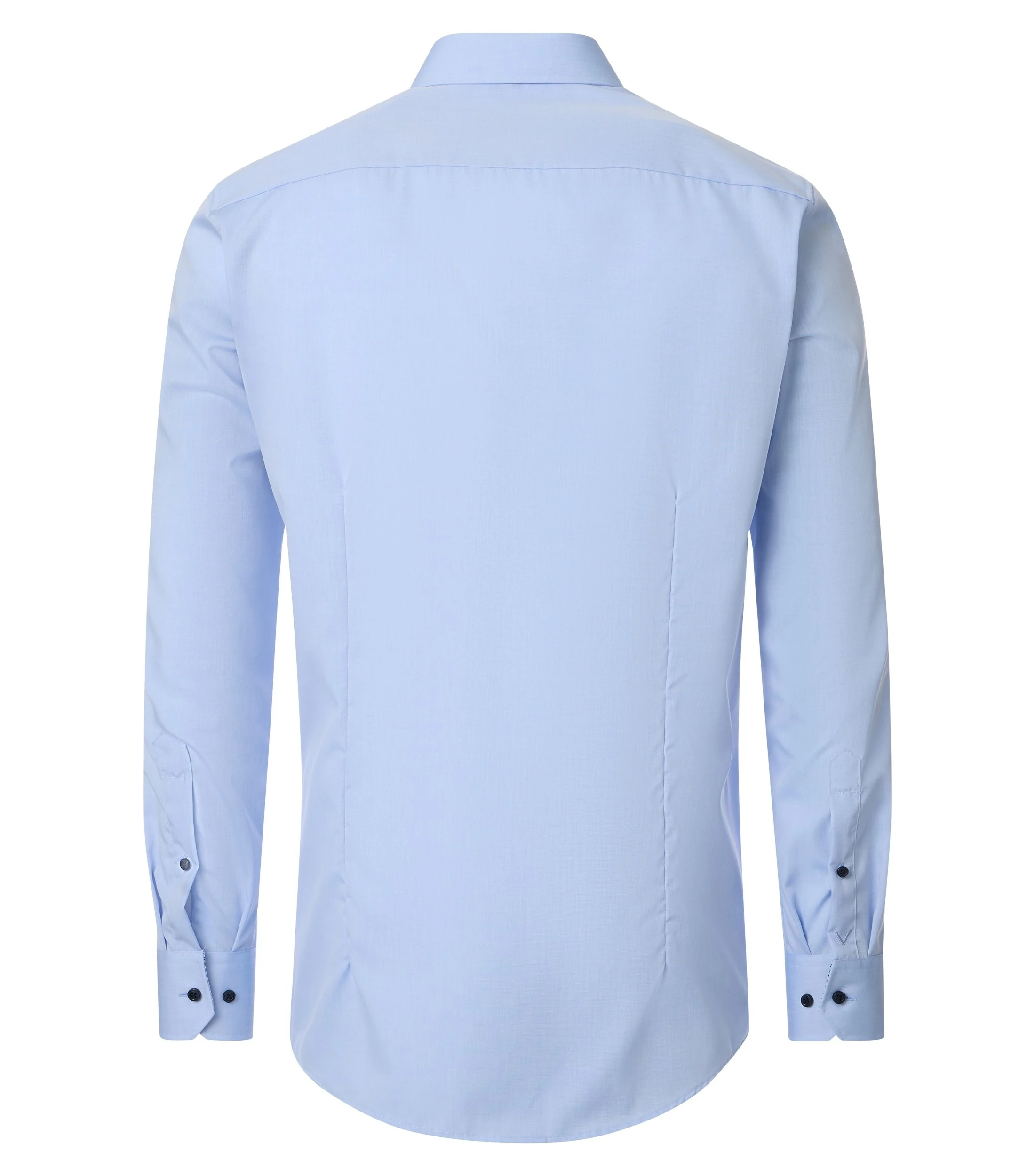 Businesshemd im unifarbenen Design in der Farbe Blau