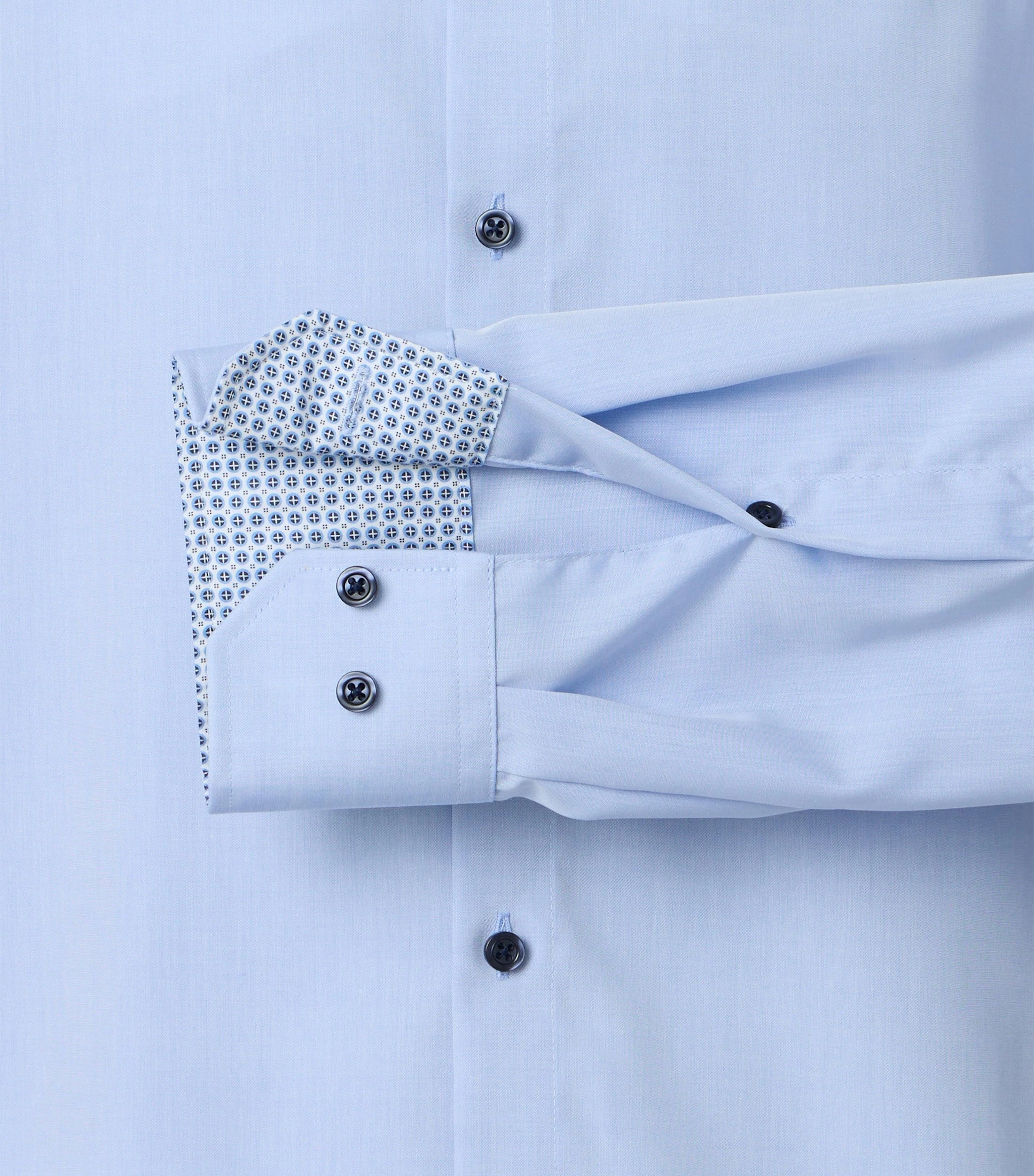 Businesshemd im unifarbenen Design in der Farbe Blau