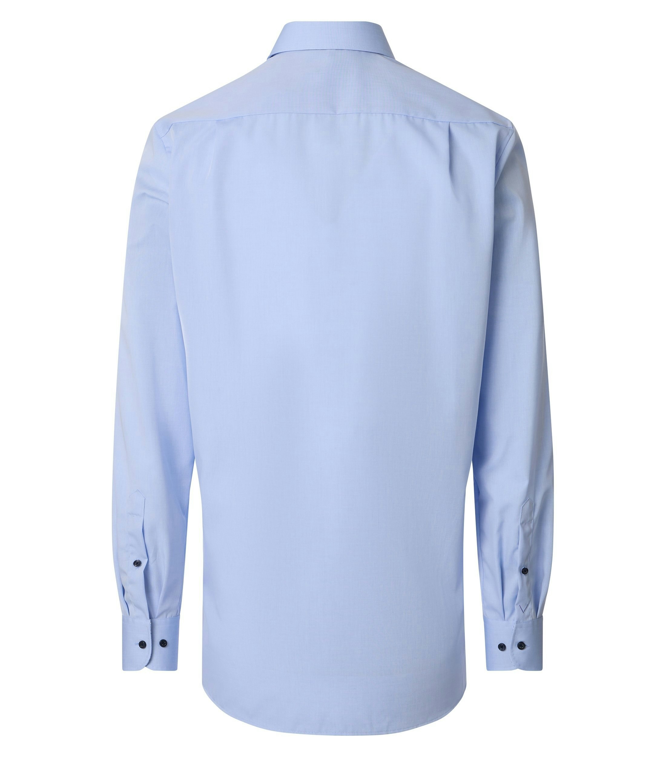 Ein Businesshemd im uni Muster in der Farbe Blau