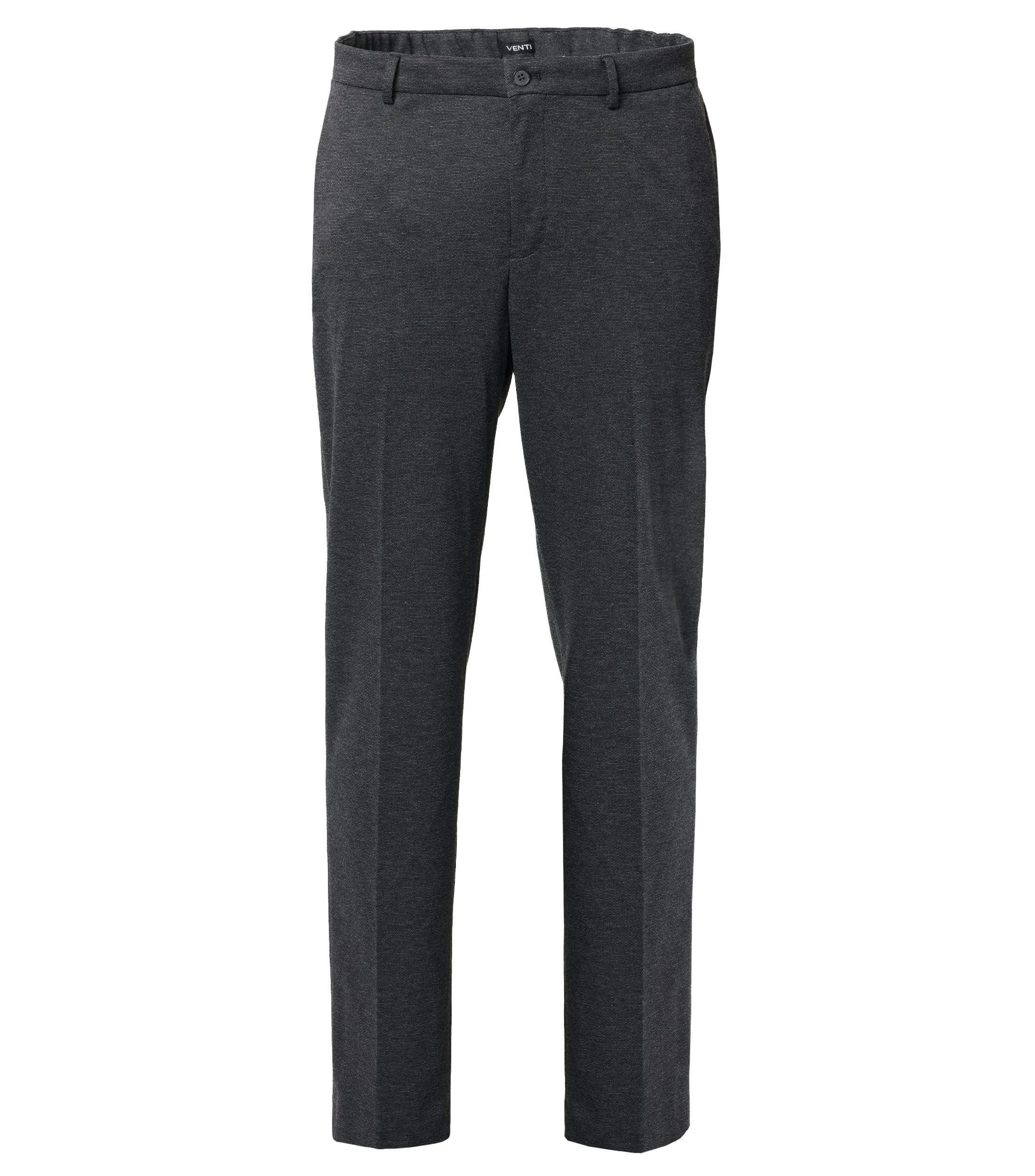 Eine Chino im uni Muster in der Farbe Dunkelgrau