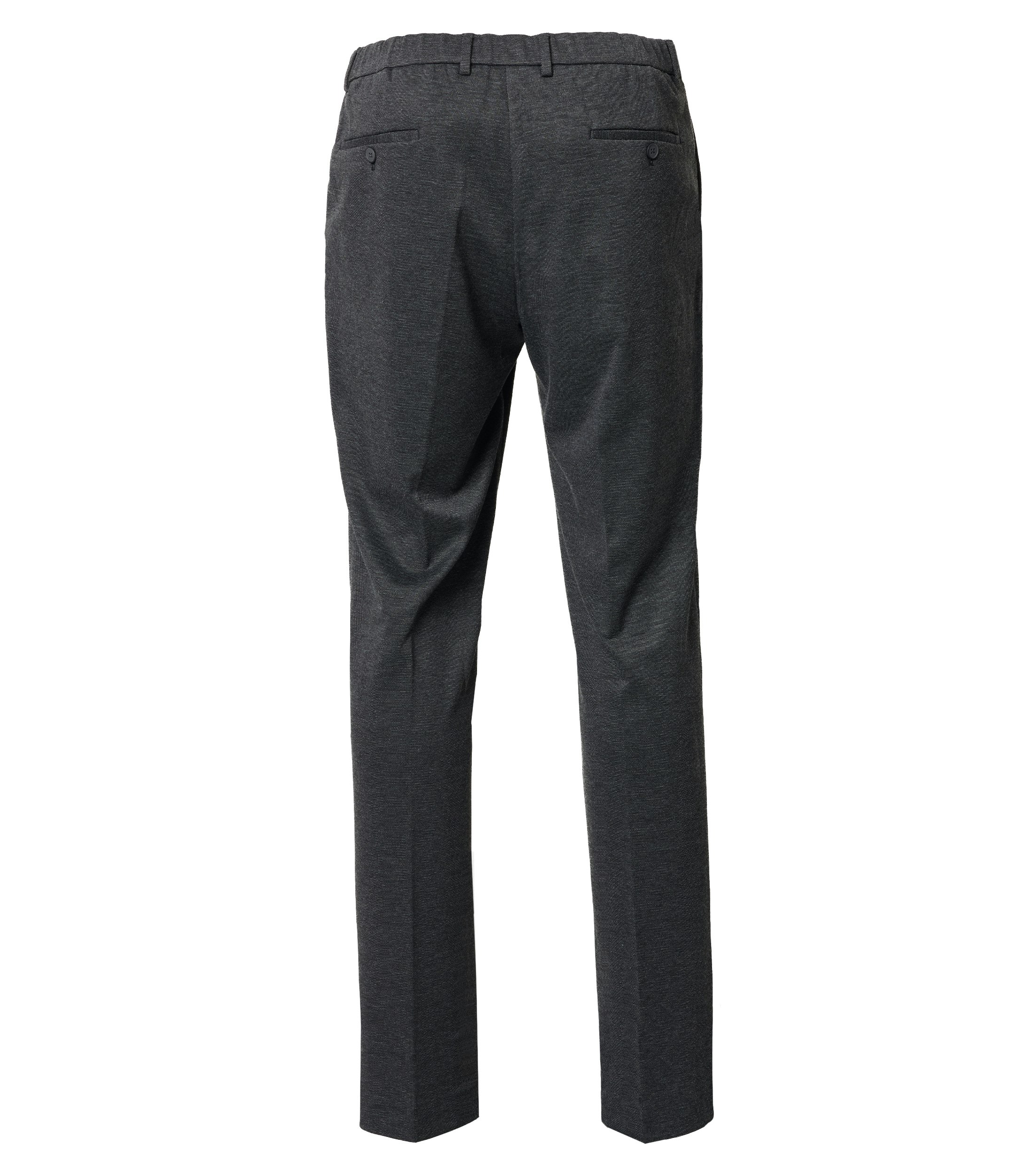 Eine Chino im uni Muster in der Farbe Dunkelgrau