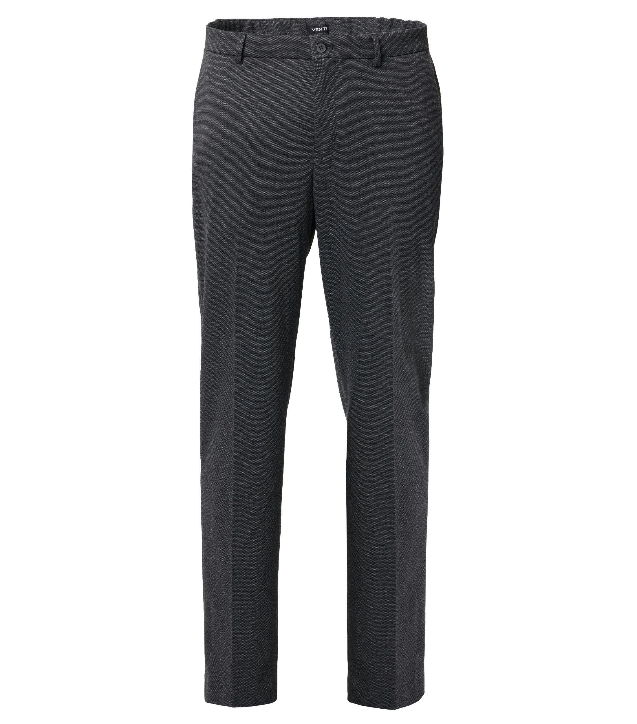 Eine Chino im uni Muster in der Farbe Dunkelgrau