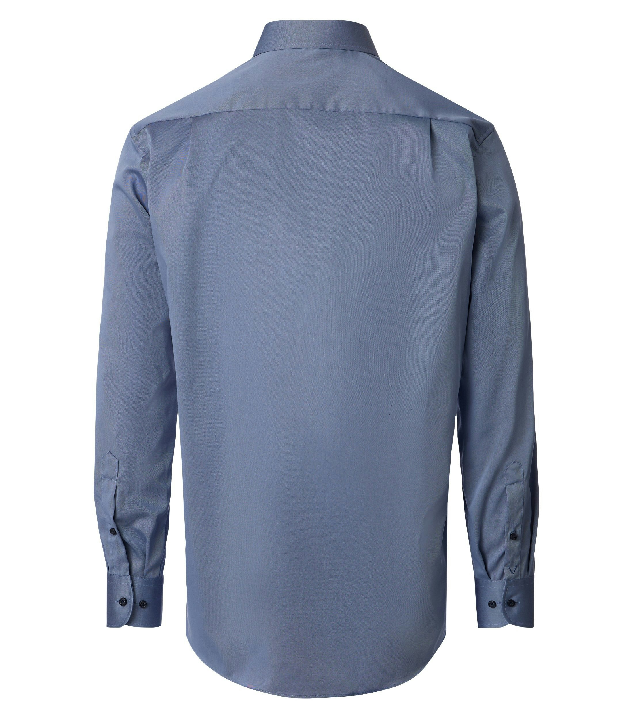 Businesshemd im unifarbenen Design in der Farbe Blau