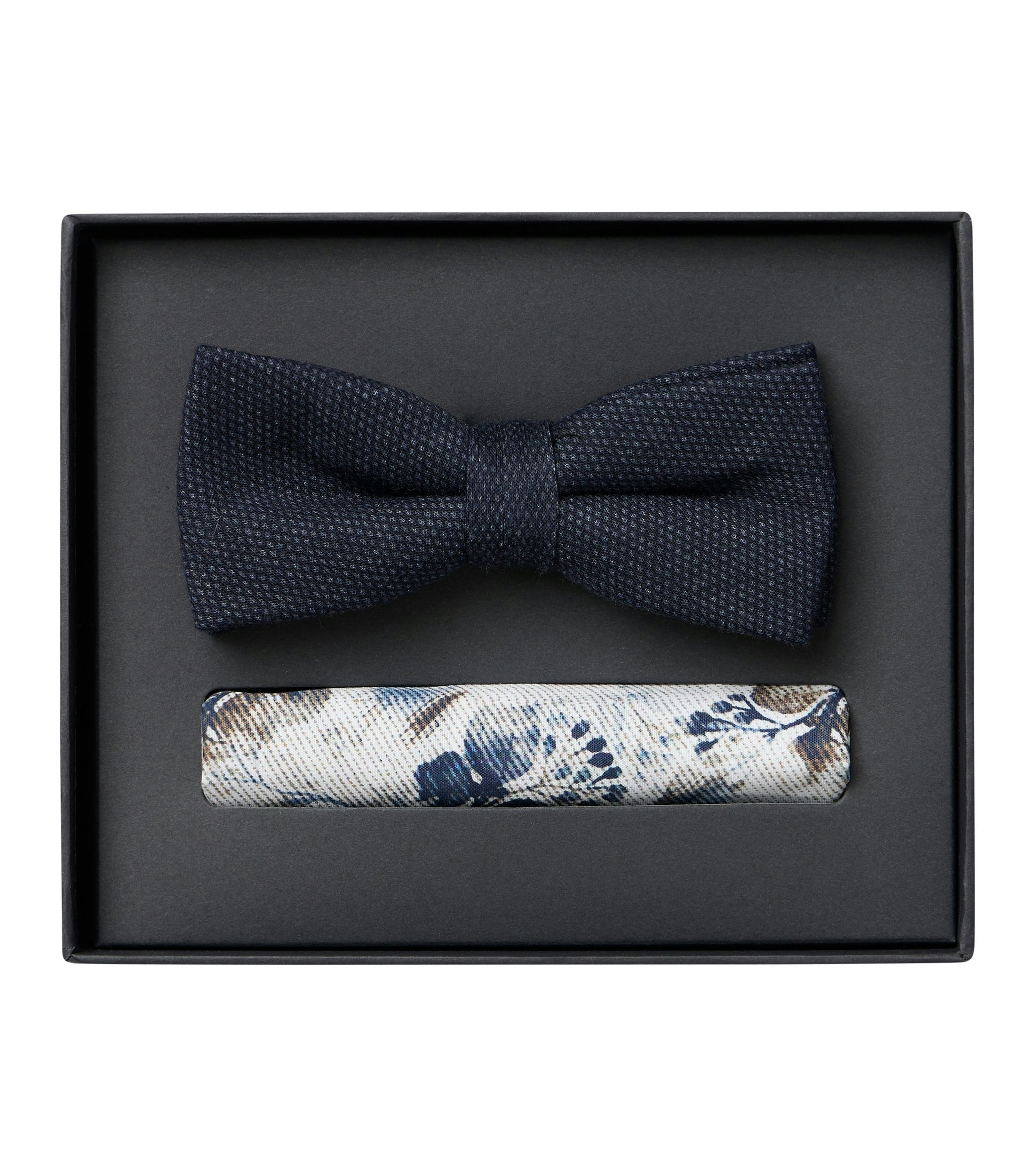 Accessoires im gemusterten Design in der Farbe Saphirblau