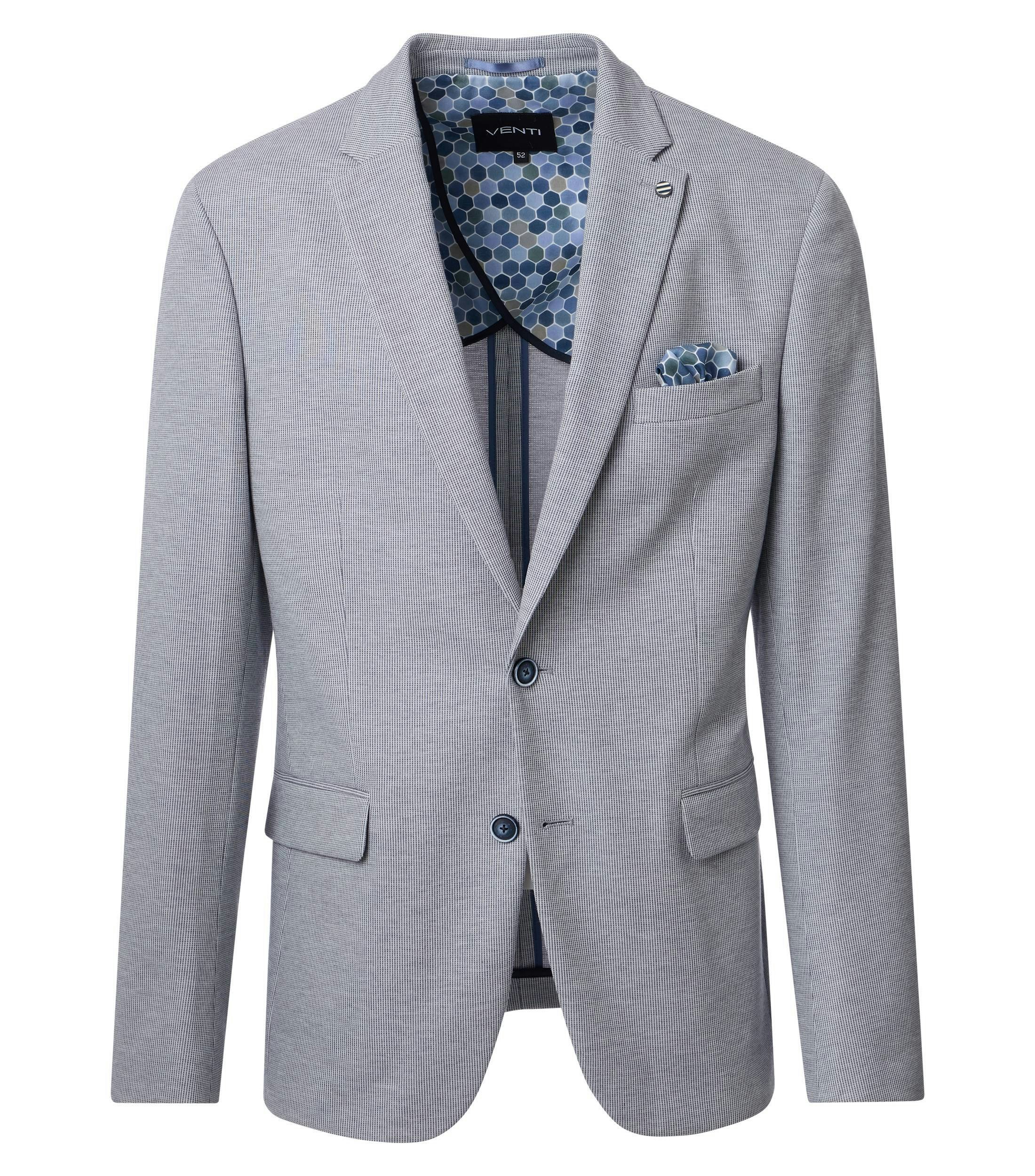 Ein Sakko im uni Muster in der Farbe Hellblau