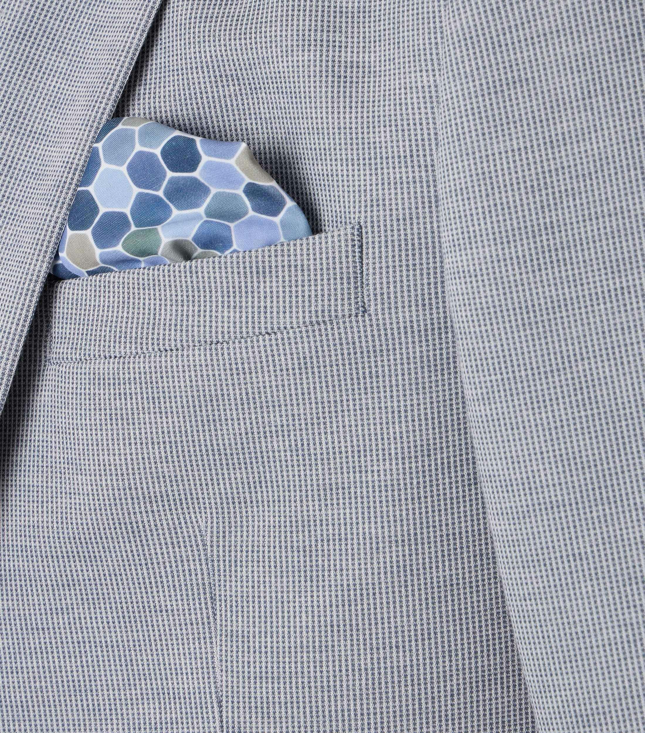 Sakko im unifarbenen Design in der Farbe Hellblau