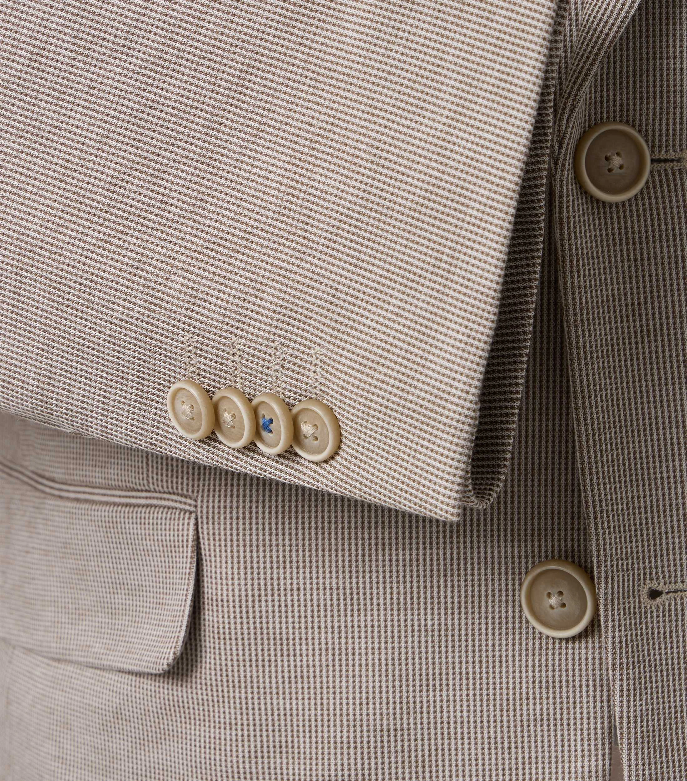 Sakko im unifarbenen Design in der Farbe Beige