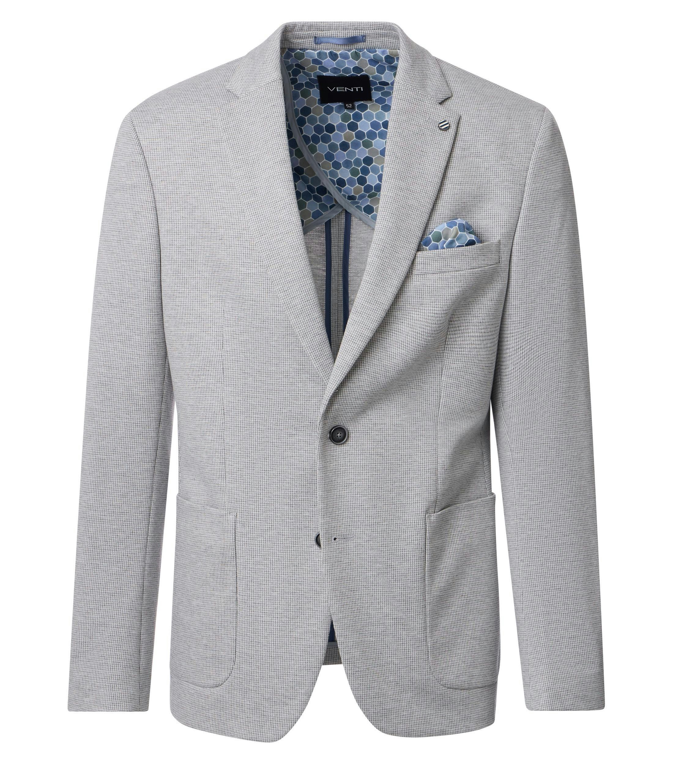 Ein Sakko im uni Muster in der Farbe Hellgrau