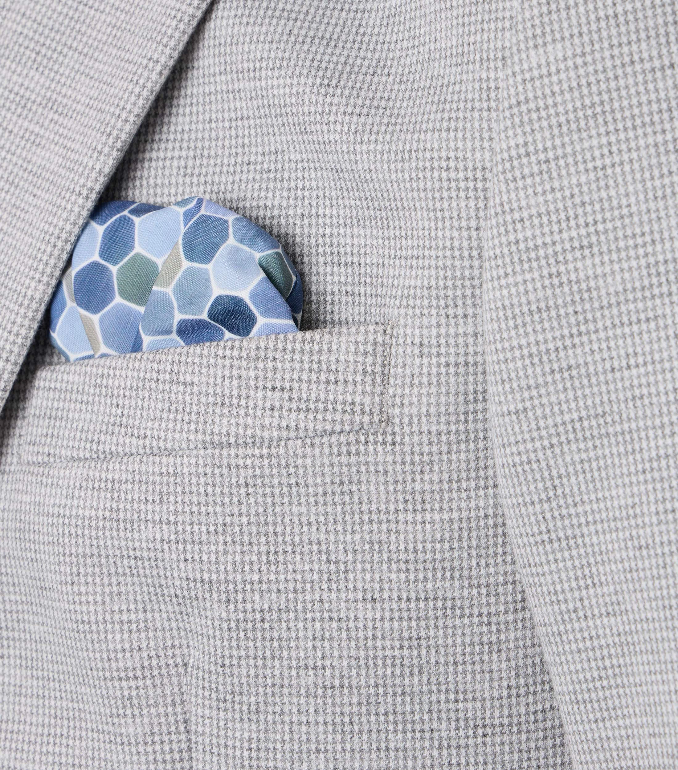 Sakko im unifarbenen Design in der Farbe Hellgrau