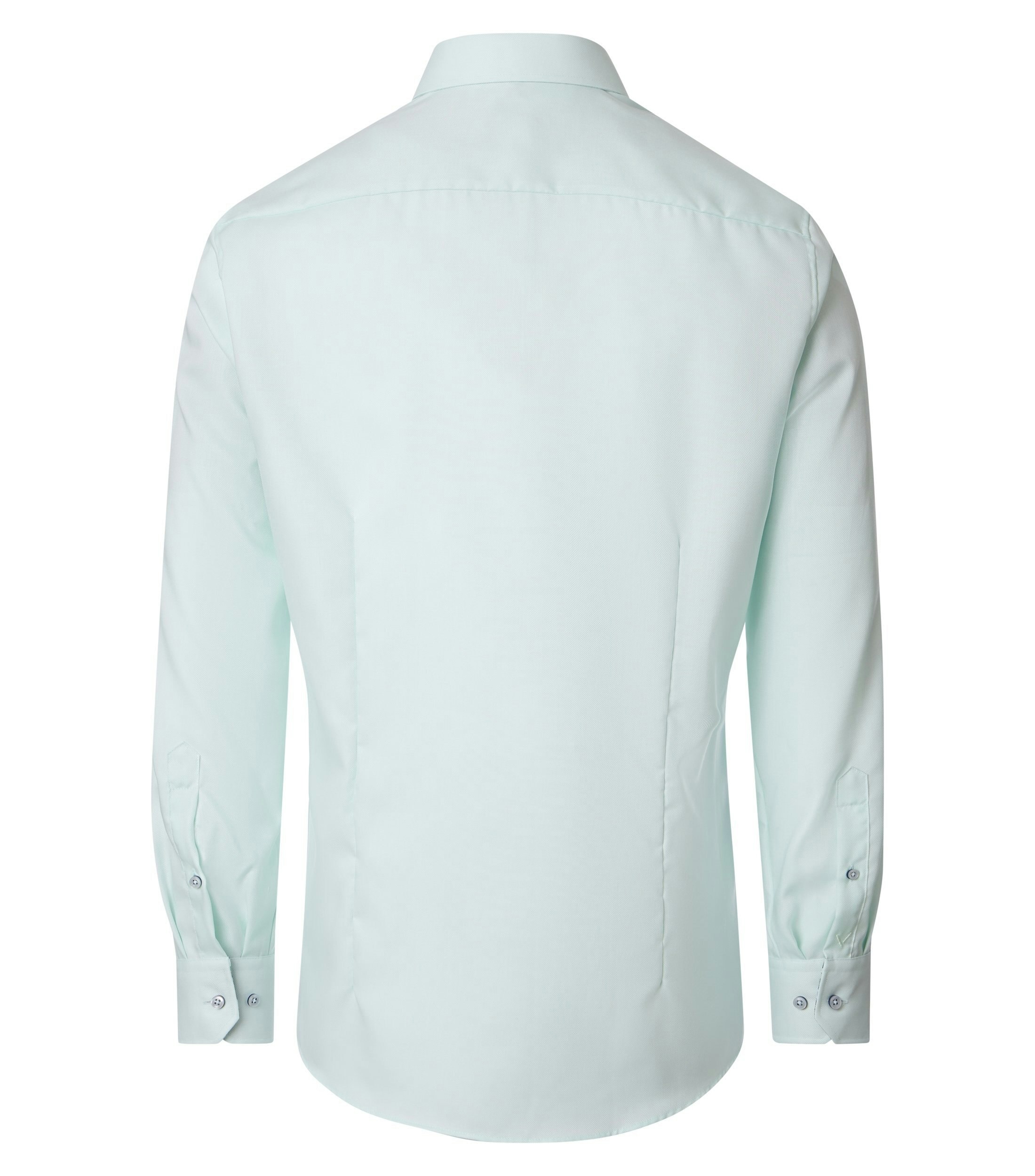 Ein Businesshemd im uni Muster in der Farbe Mint