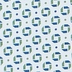 Ein Businesshemd im Print Muster in der Farbe Grün