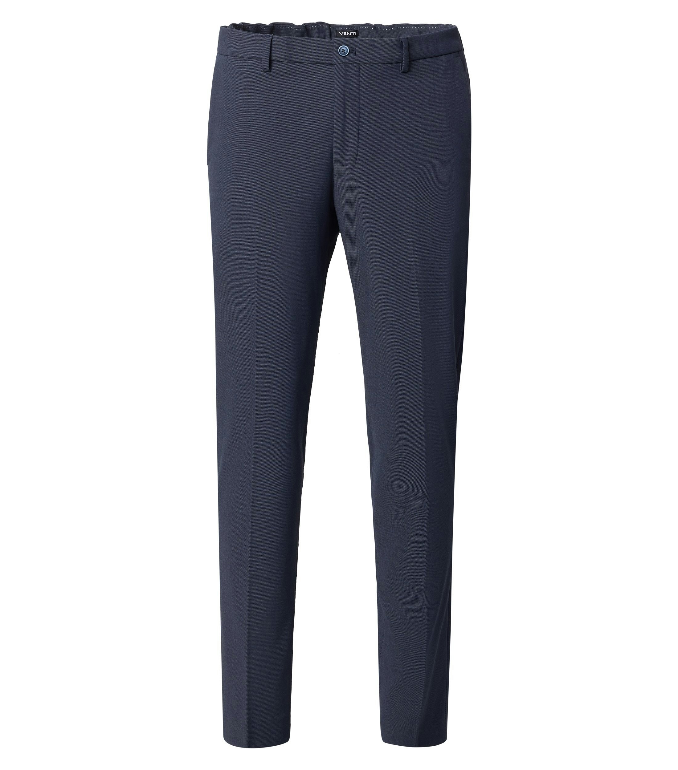 Eine Chino im uni Muster in der Farbe Blau