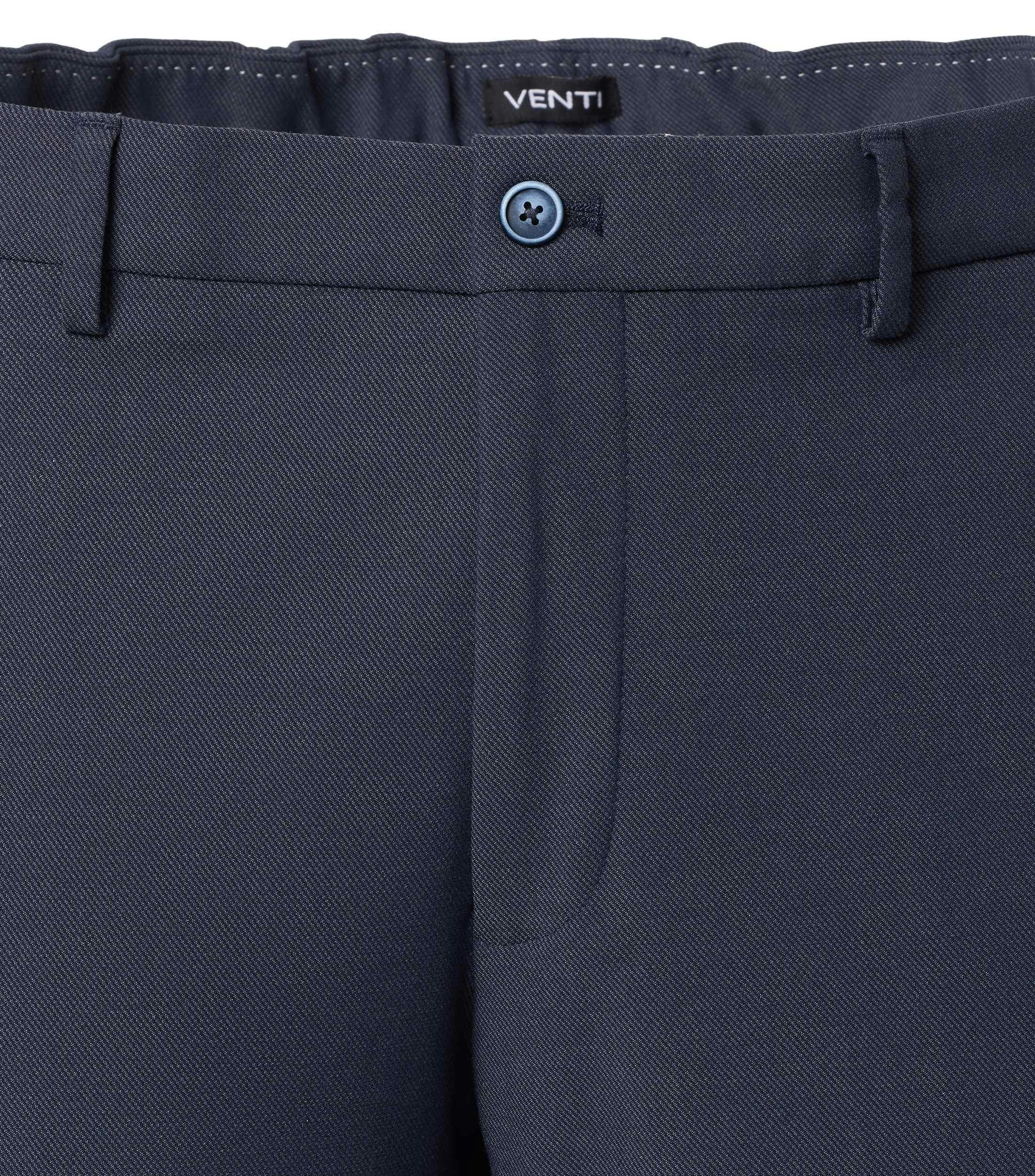 Eine Chino im uni Muster in der Farbe Blau