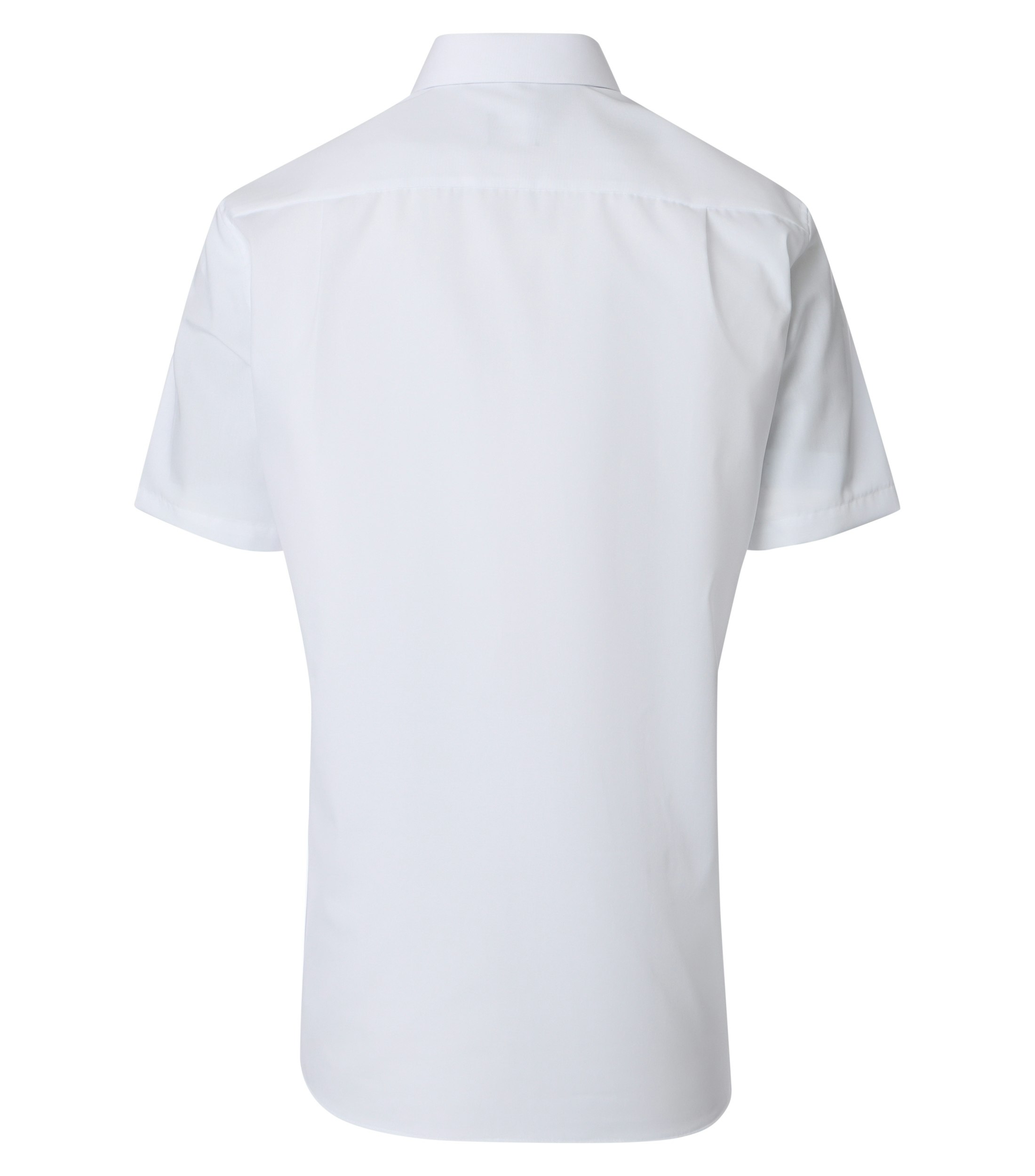 Ein Businesshemd im uni Muster in der Farbe Weiß