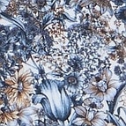 Ein Businesshemd im Print Muster in der Farbe Blau