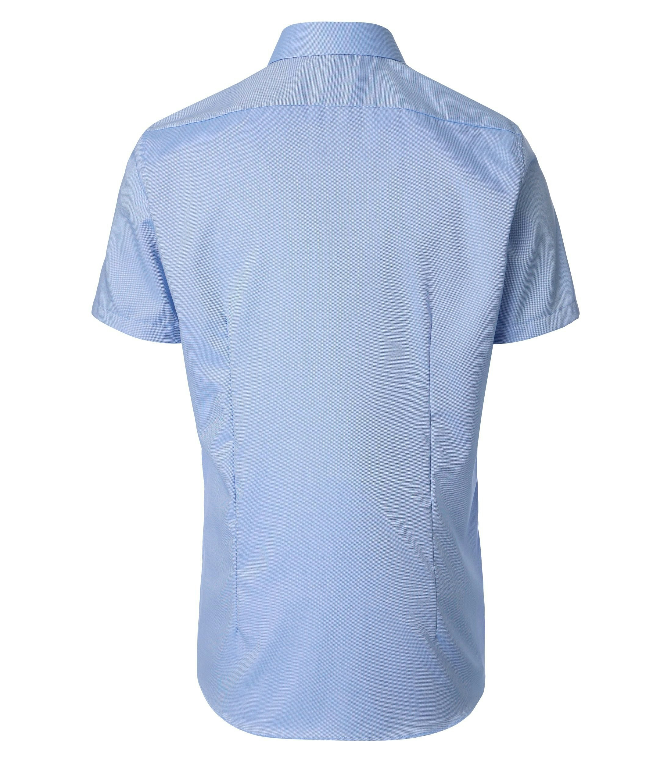 Ein Businesshemd im uni Muster in der Farbe Blau
