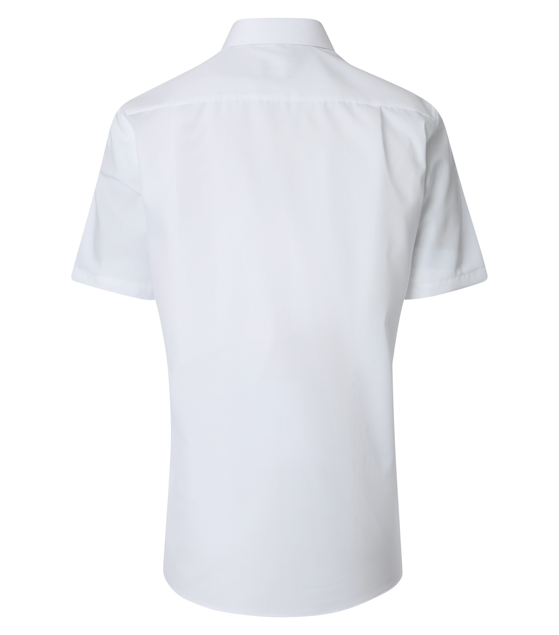 Ein Businesshemd im uni Muster in der Farbe Weiß