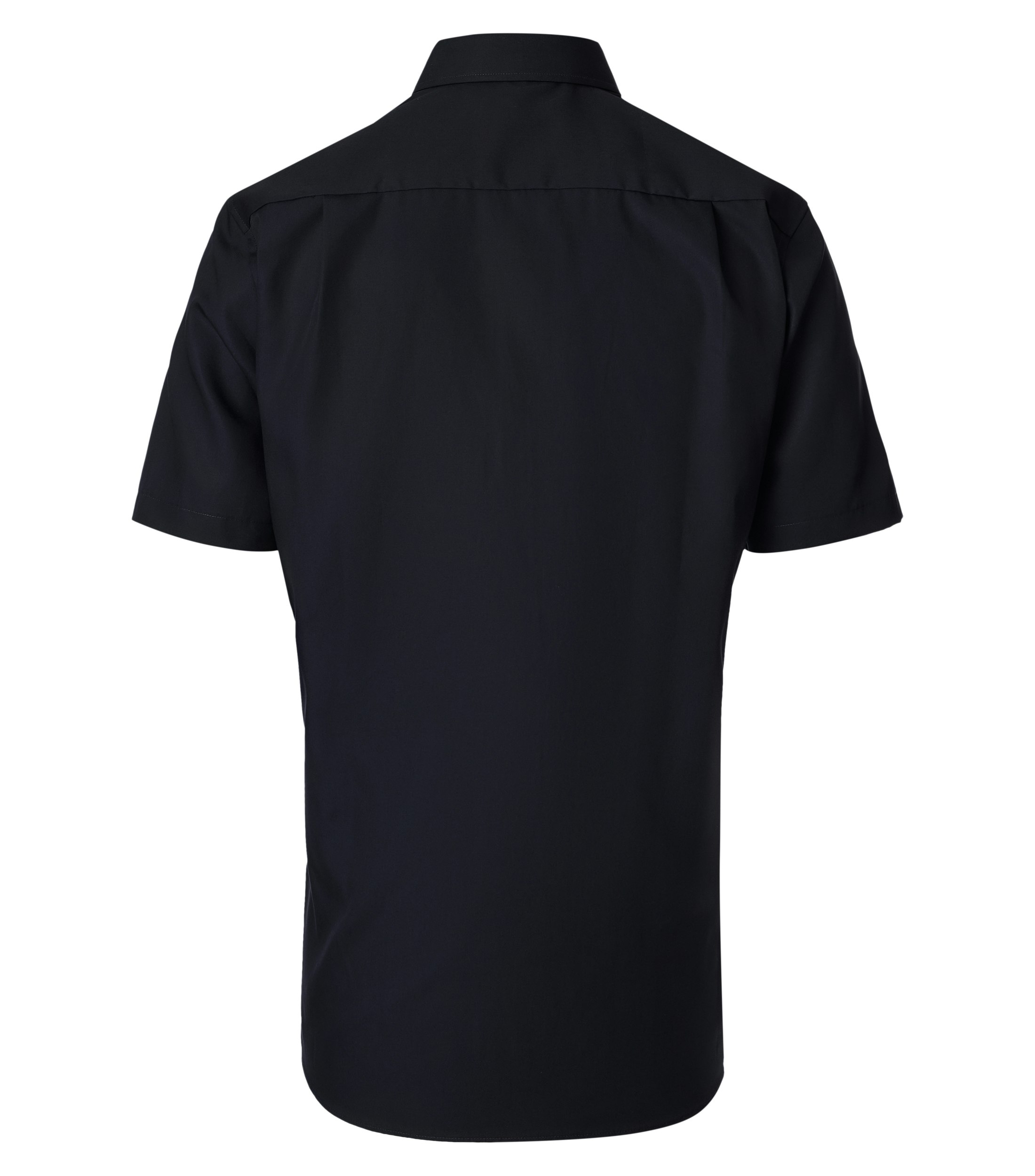 Ein Businesshemd im uni Muster in der Farbe Schwarz