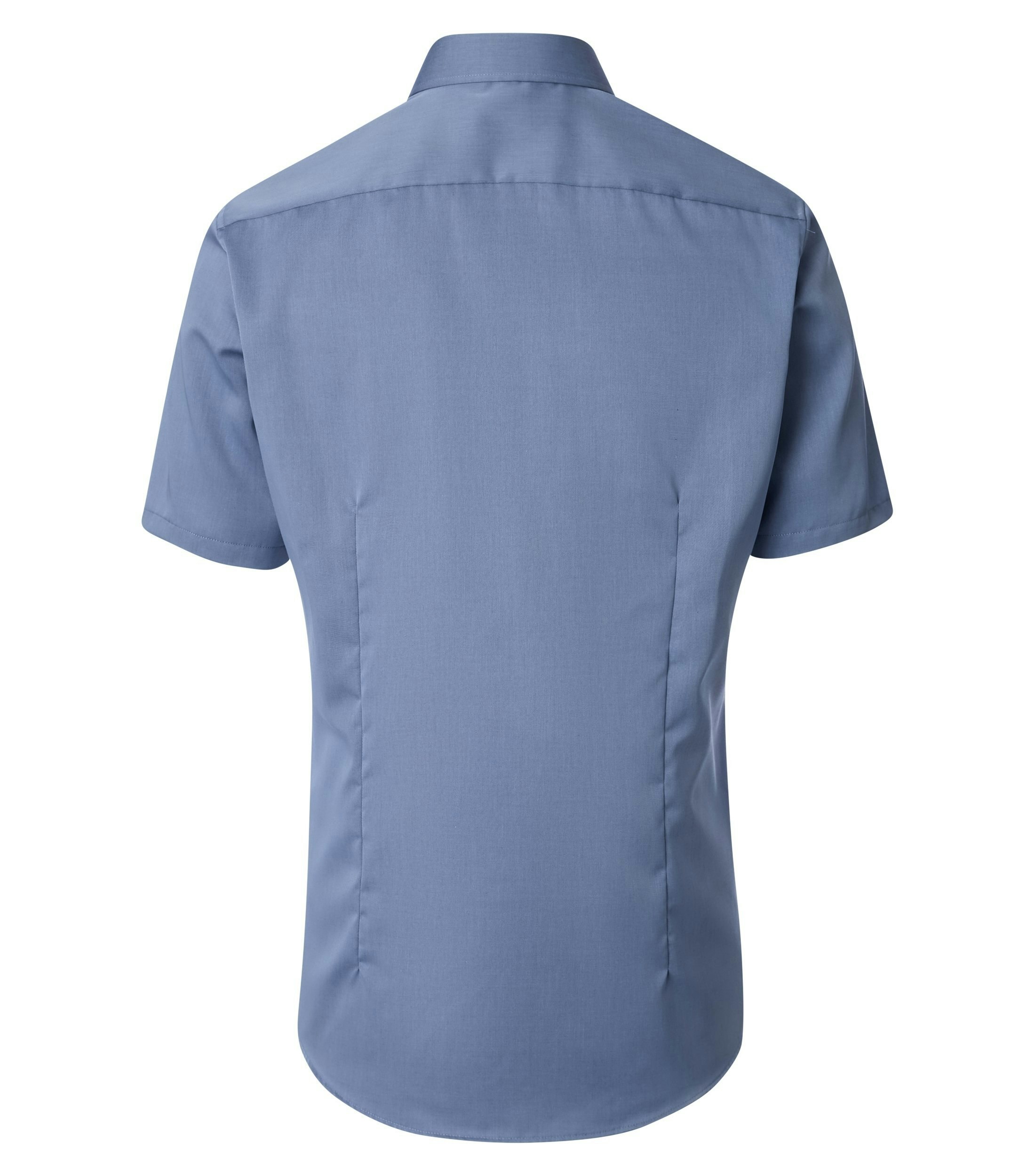 Businesshemd im unifarbenen Design in der Farbe Blau