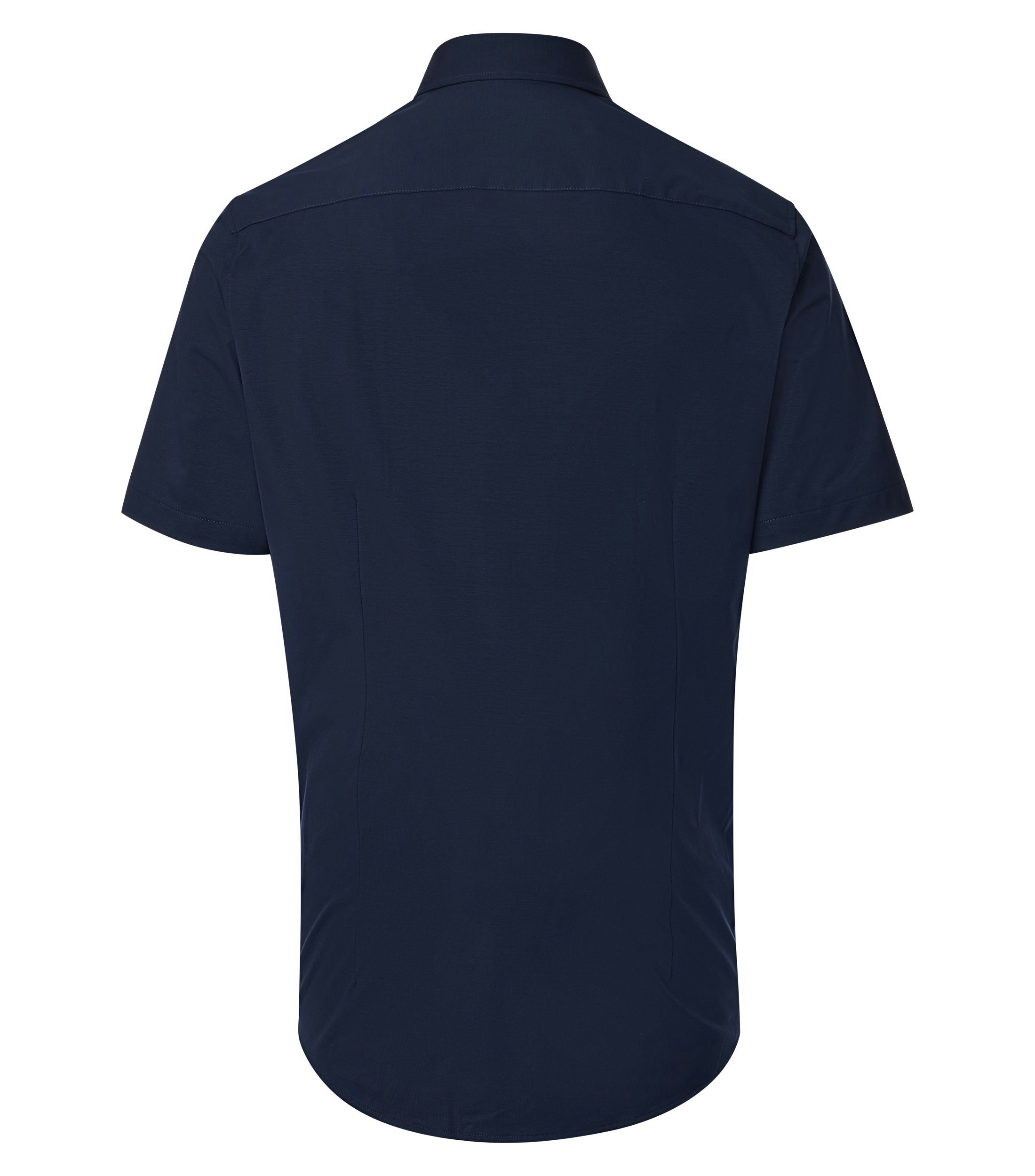 Ein Businesshemd im uni Muster in der Farbe Blau