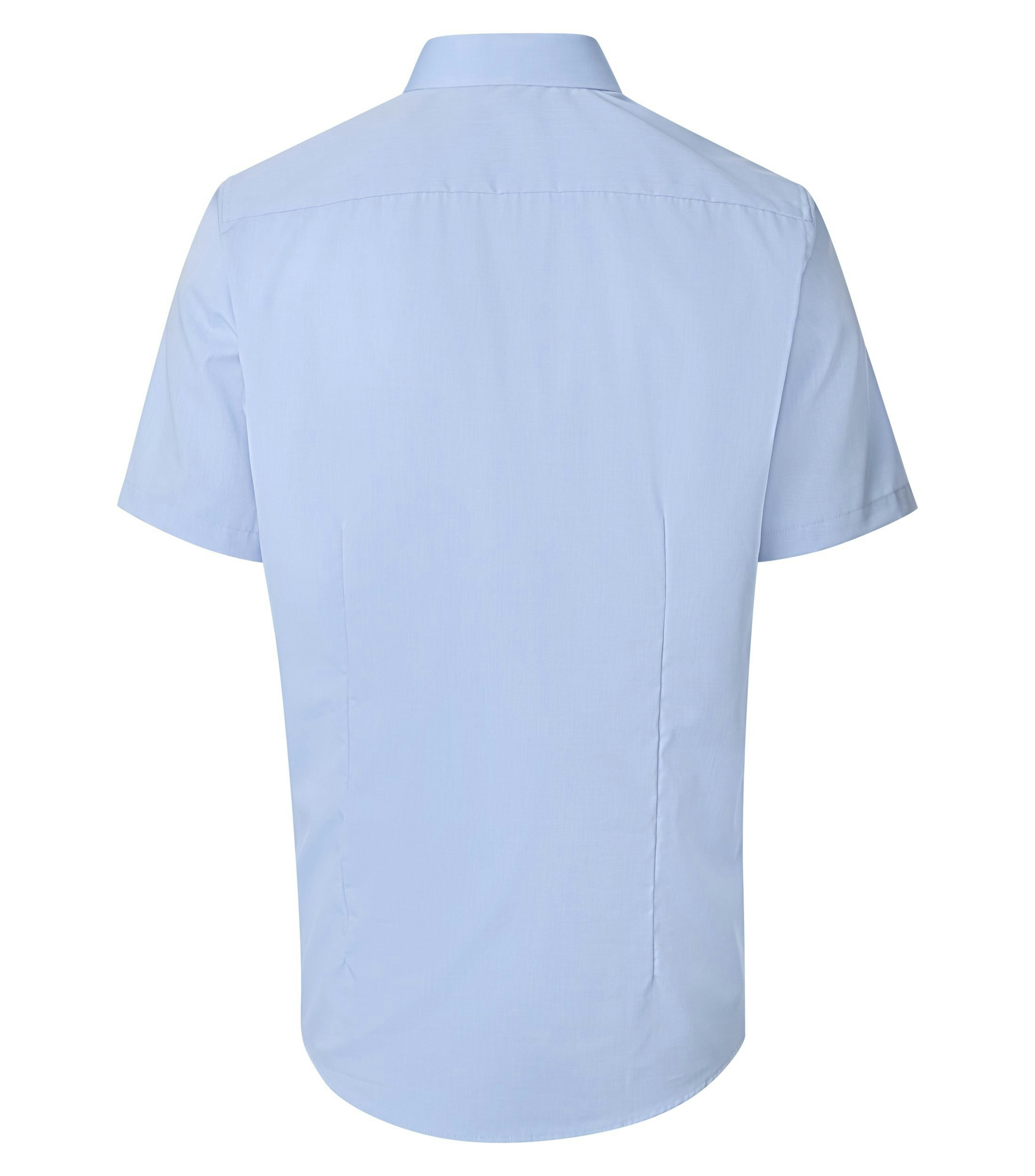 Ein Businesshemd im uni Muster in der Farbe Blau