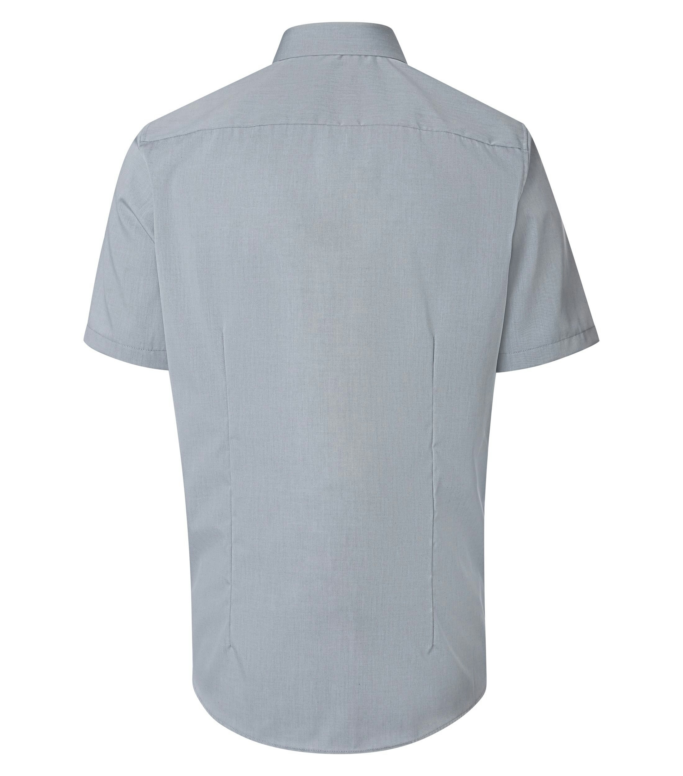 Ein Businesshemd im uni Muster in der Farbe Silber