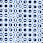 Businesshemd im Print-Muster in der Farbe Blau